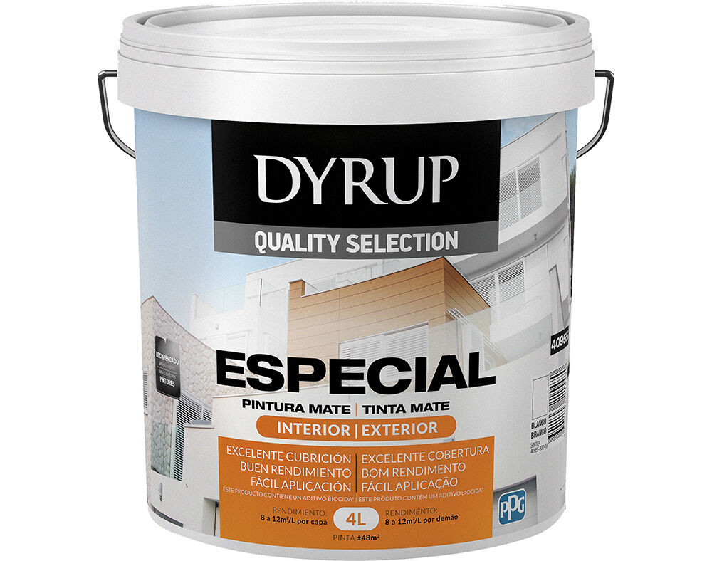 TINTA DYRUP ESPECIAL BRANCA MATE 4L