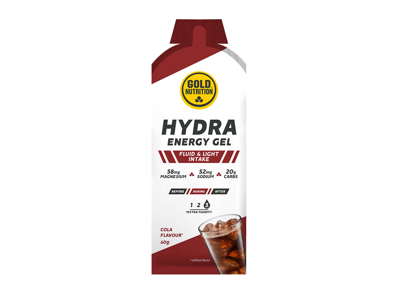ENERGY GEL GOLDNUTRITION HYDRA COLA 60 G image number 0