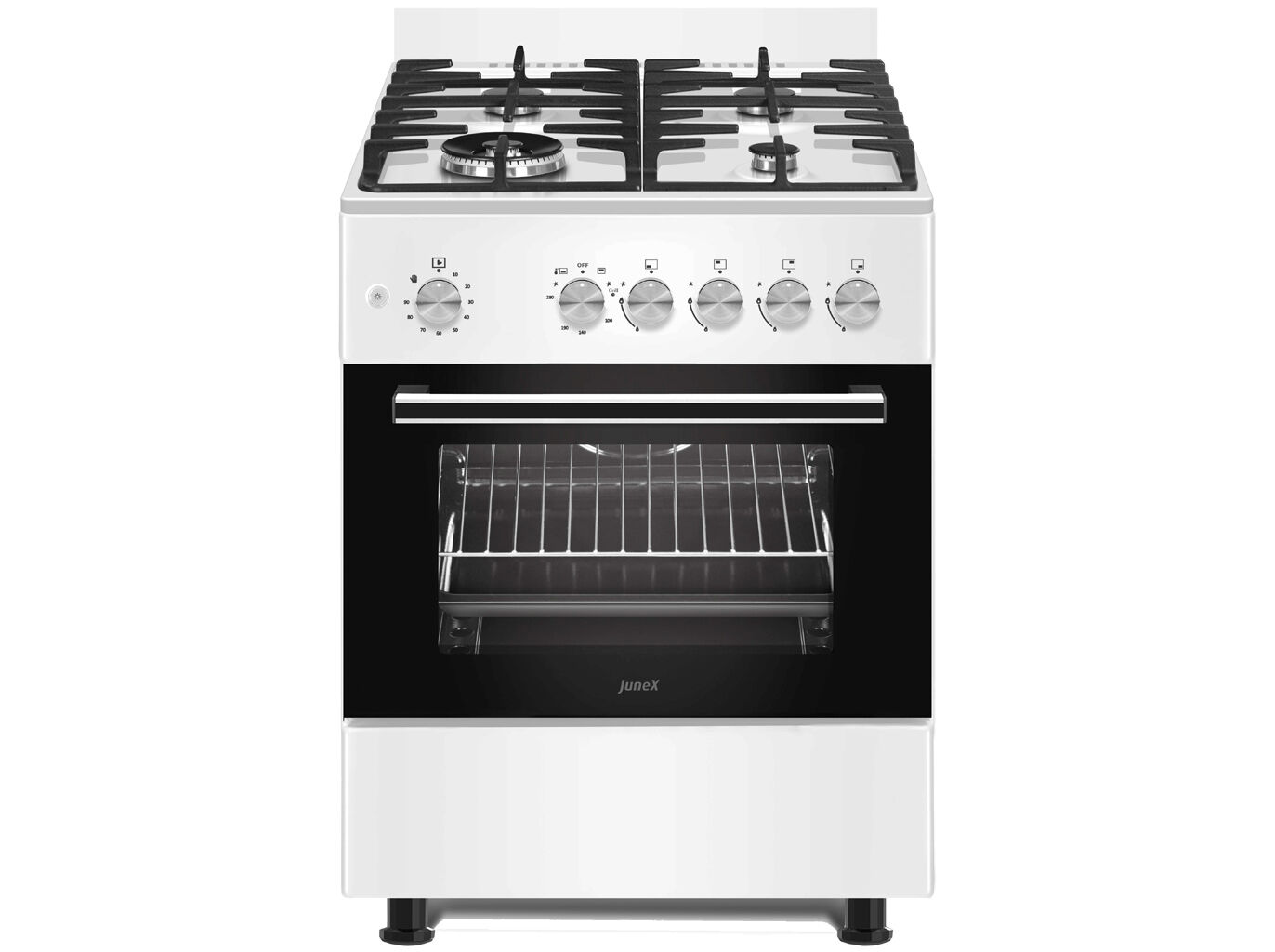 FOGAO A GAS NATURAL JUNEX RL 776 W-H BRANCO 60X60 image number 1