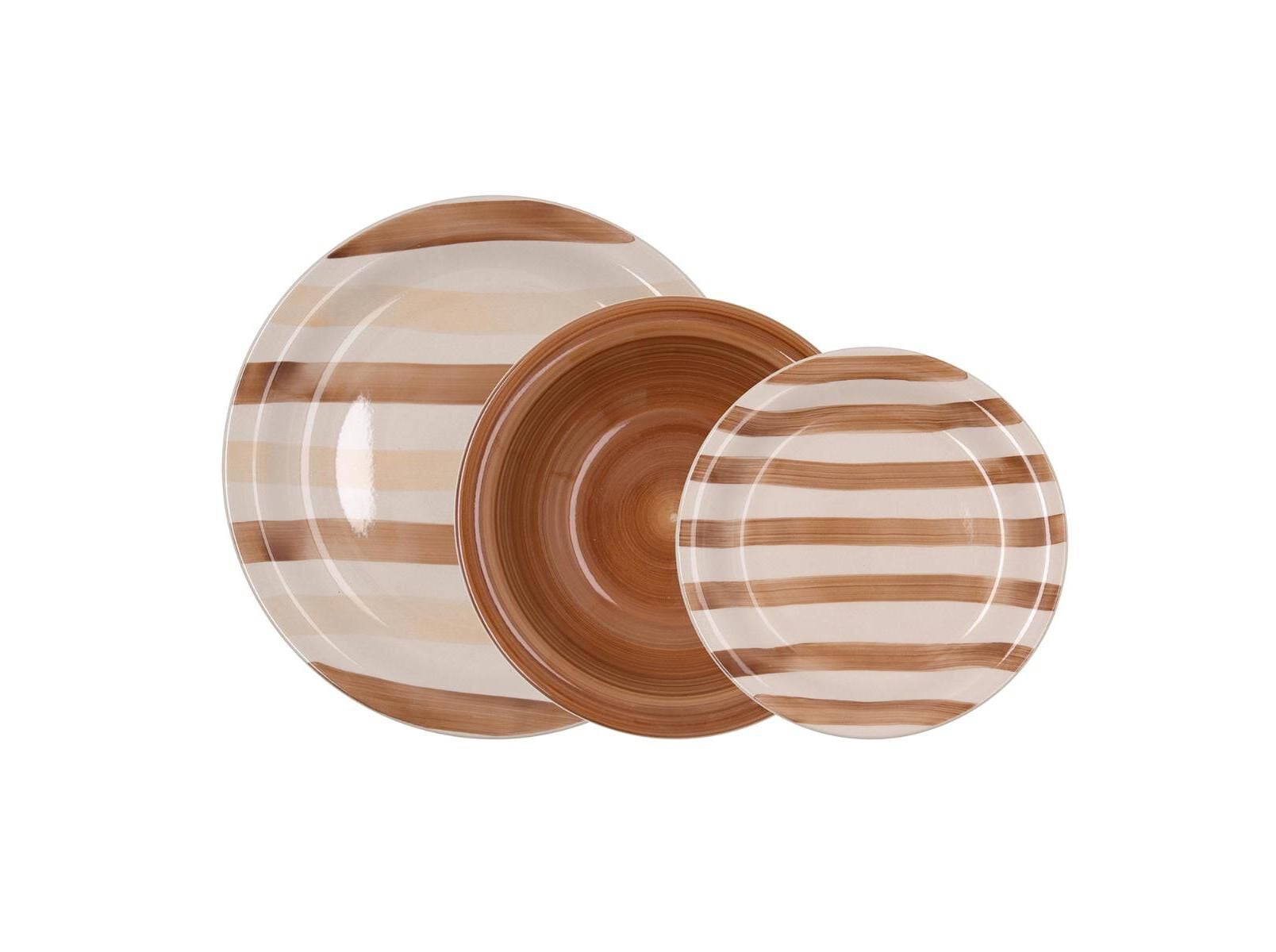 SERVI&Ccedil;O DE MESA QUID CREME 18 PE&Ccedil;AS