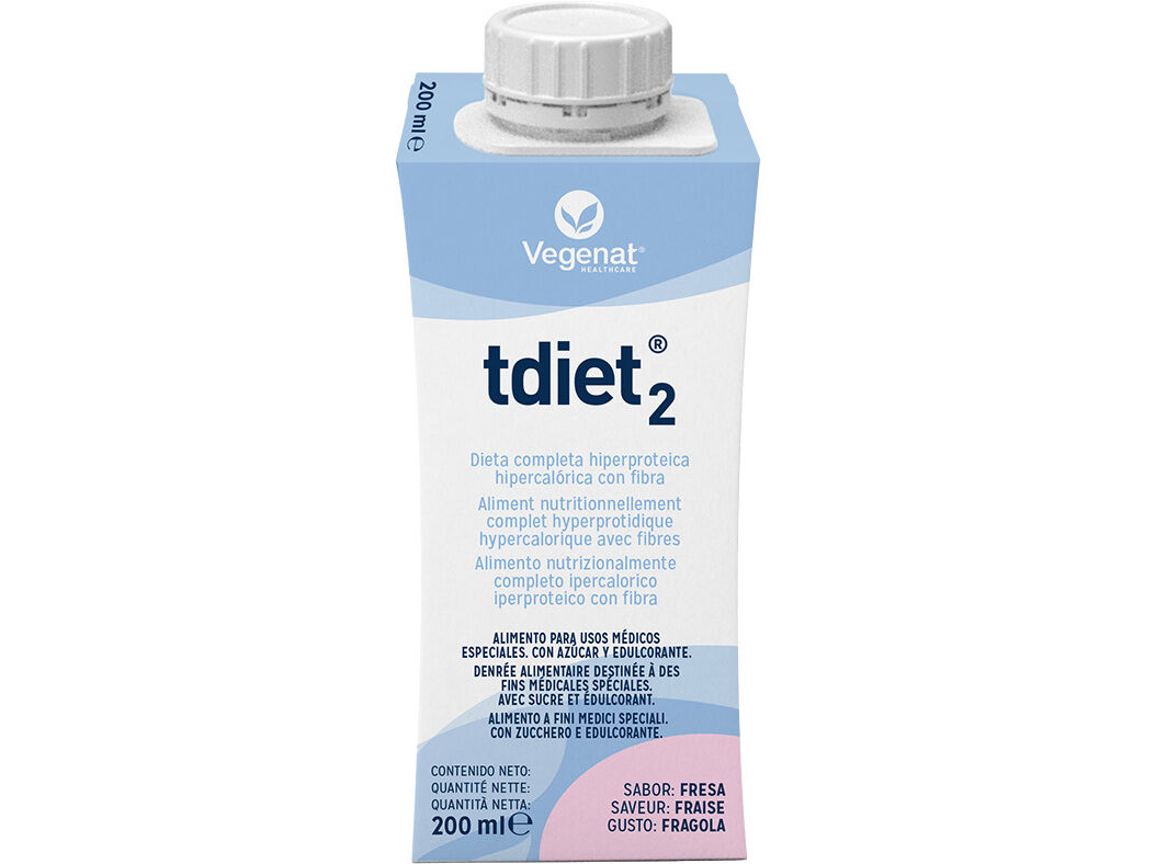 SUPLEMENTO NUTRISENS TDIET 2 MORANGO 200 ML