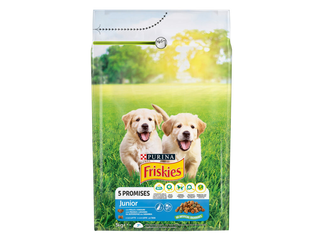 RA&Ccedil;&Atilde;O PARA C&Atilde;O FRISKIES J&Uacute;NIOR COM FRANGO 3KG image number 0