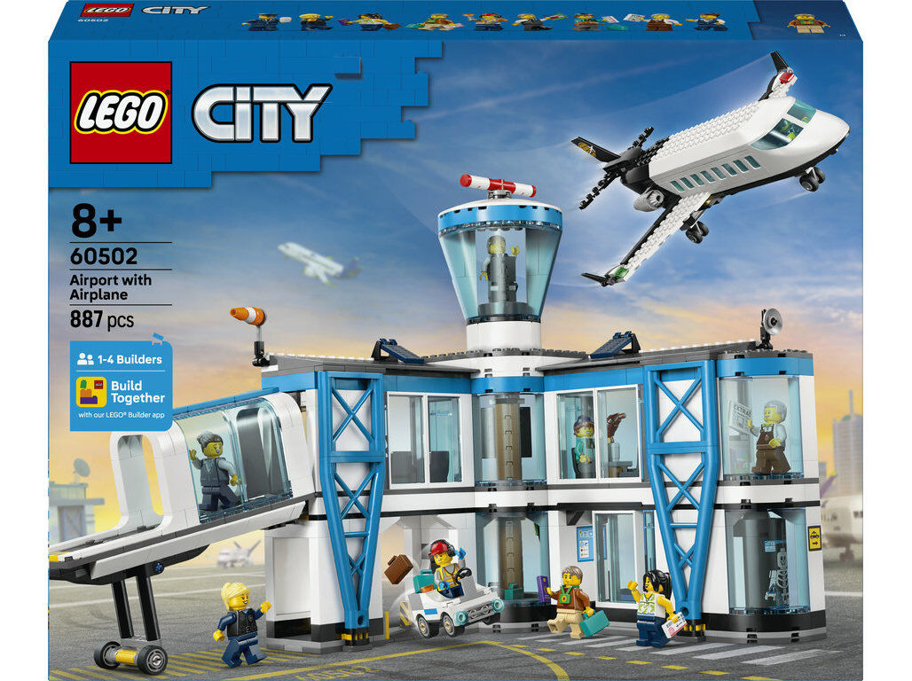 AEROPORTO COM AVI&Atilde;O LEGO MY CITY 60502 image number 0