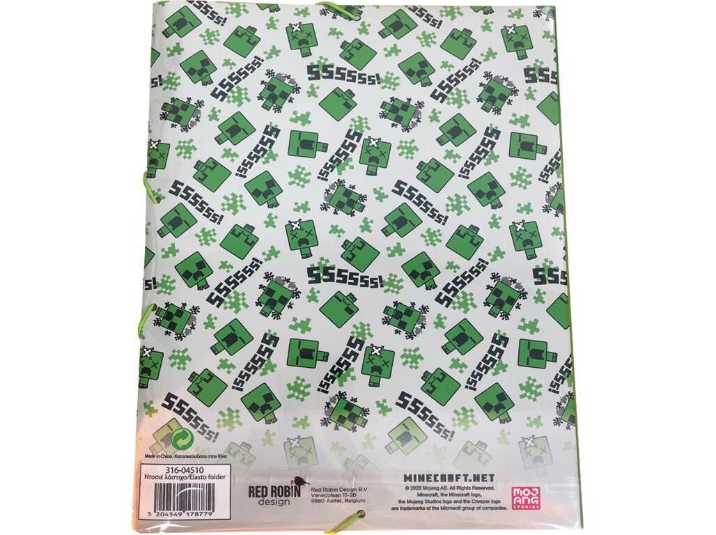 CAPA A4 MINECRAFT COM EL&Aacute;STICO image number 1