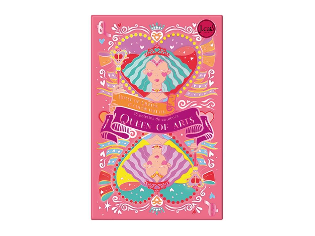 PALETA DE SOMBRAS JCAT QUEEN OF ARTS 15 SOMBRAS 20GR image number 0