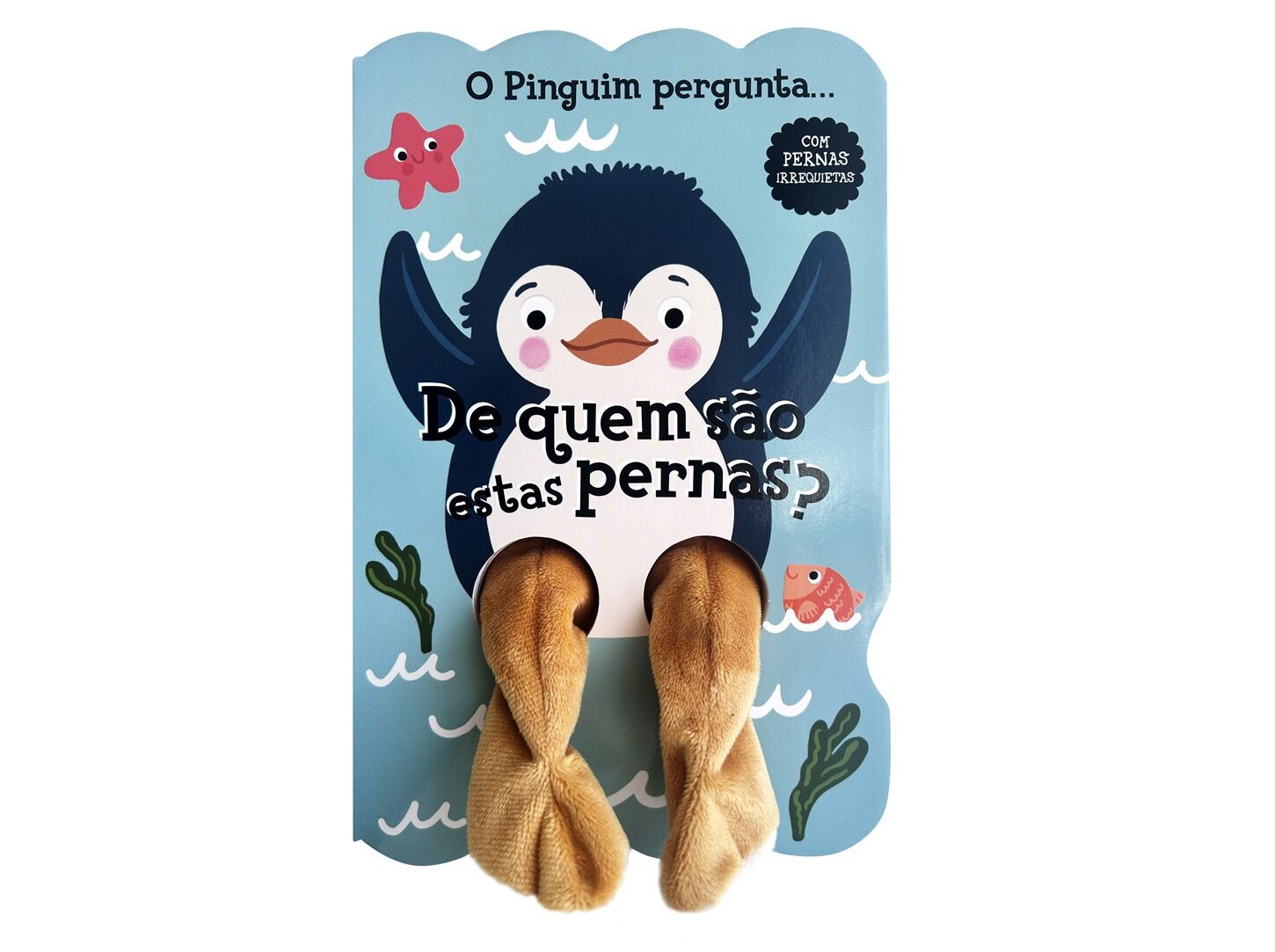 LIVRO DE QUEM S&Atilde;O ESTAS PERNAS : PINGUIM image number 0
