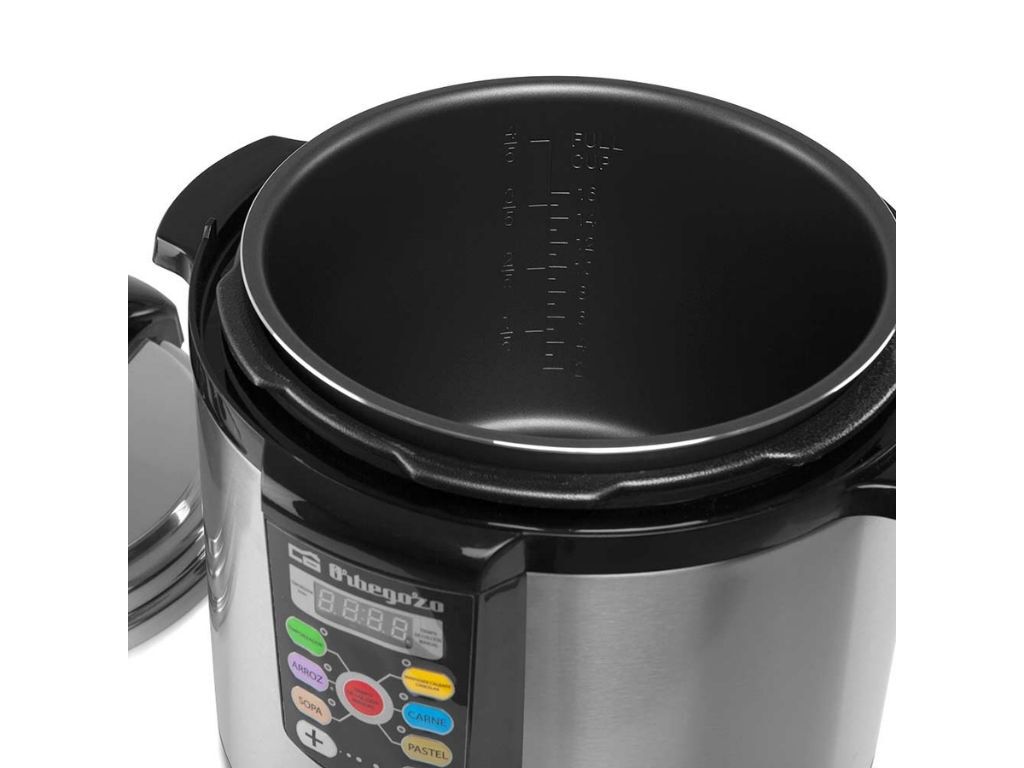 PANELA DE PRESS&Atilde;O ORBEGOZO HPE 6075 PROGRAM&Aacute;VEL 6L image number 2