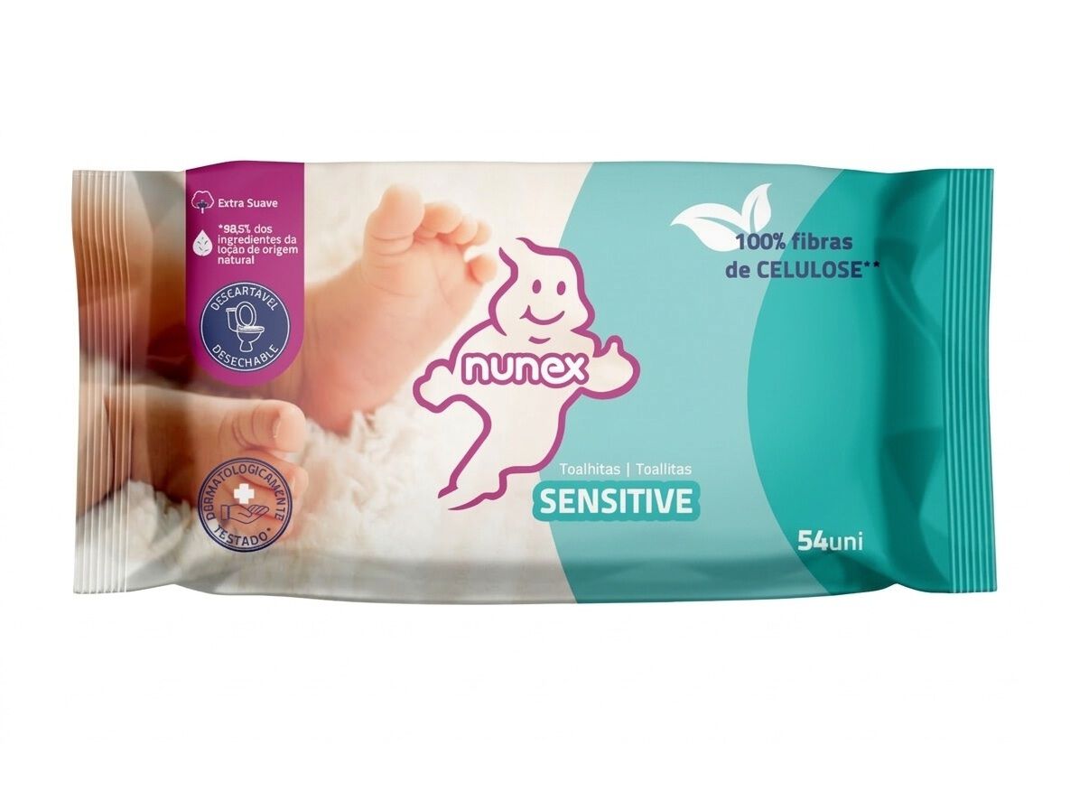 TOALHITAS NUNEX SENSITIVE 54 UN