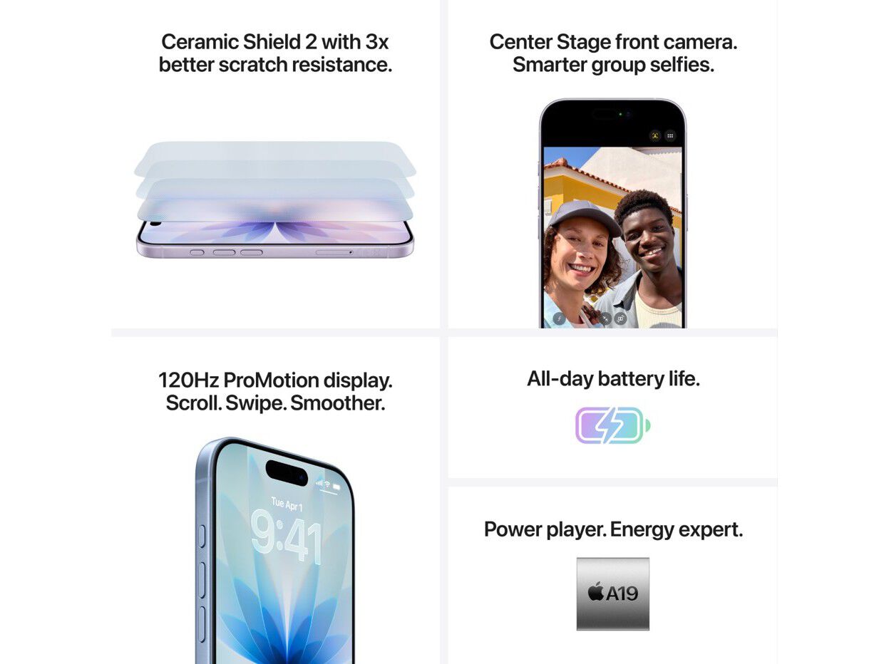 IPHONE 17 APPLE 512GB AZUL image number 4