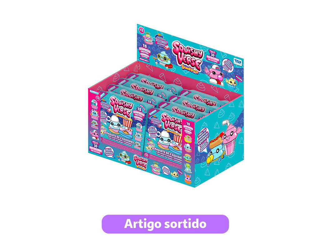 FIGURA SQUISHYVERSE PACK 2 MODELOS SORTIDOS image number 0