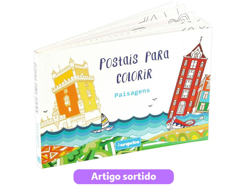 POSTAIS PARA COLORIR - MODELOS SORTIDOS image number 2