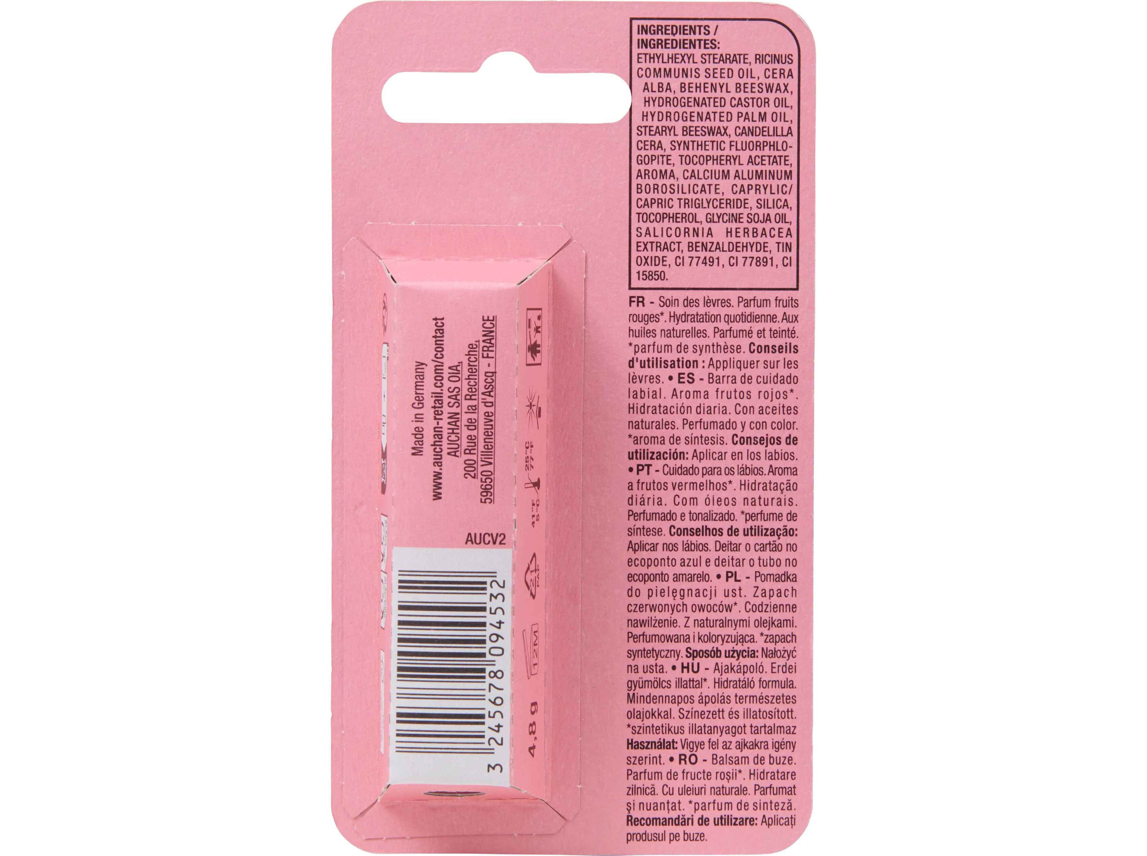 BATOM COSMIA FRUTOS VERMELHOS 1UN image number 1