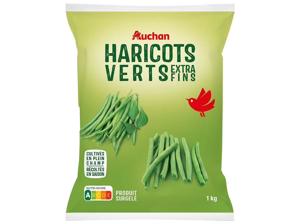 FEIJ&Atilde;O VERDE AUCHAN EXTRA FINO 1KG