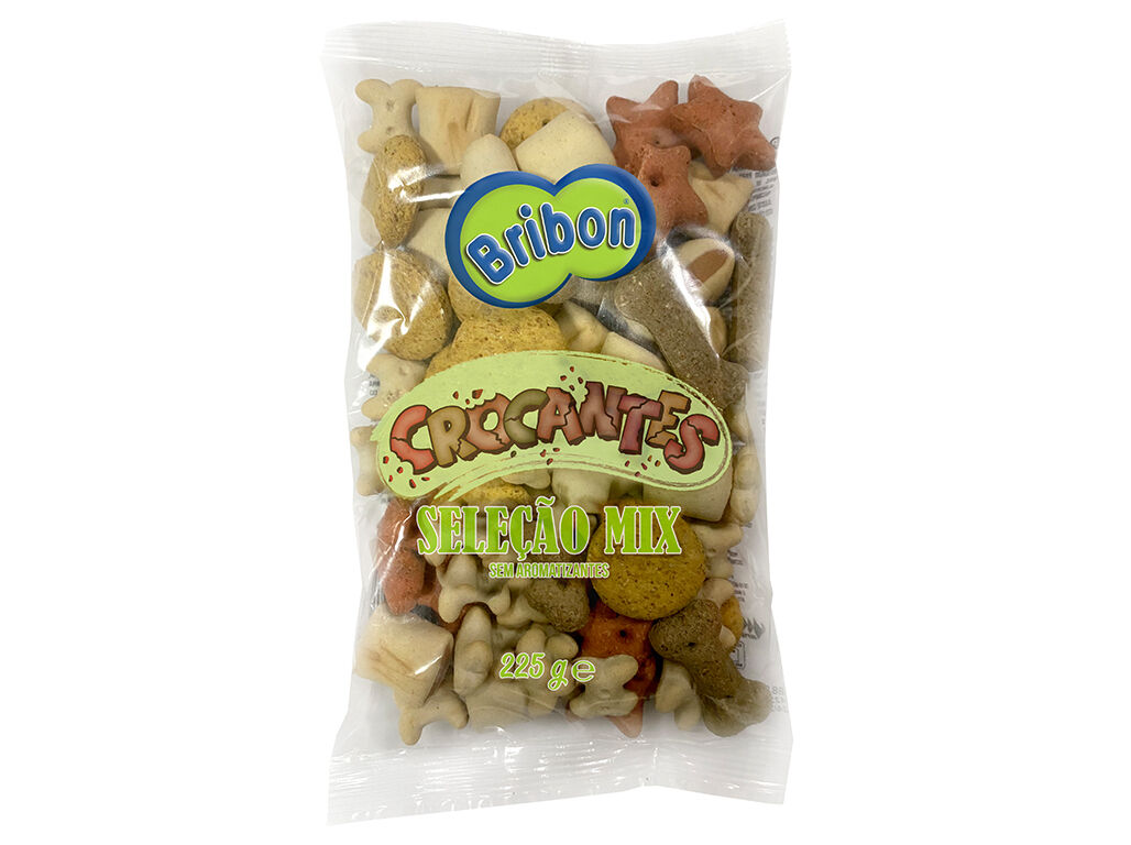 SNACKS C&Atilde;O BRIBON CROCANTES SELE&Ccedil;&Atilde;O MIX 225G image number 1