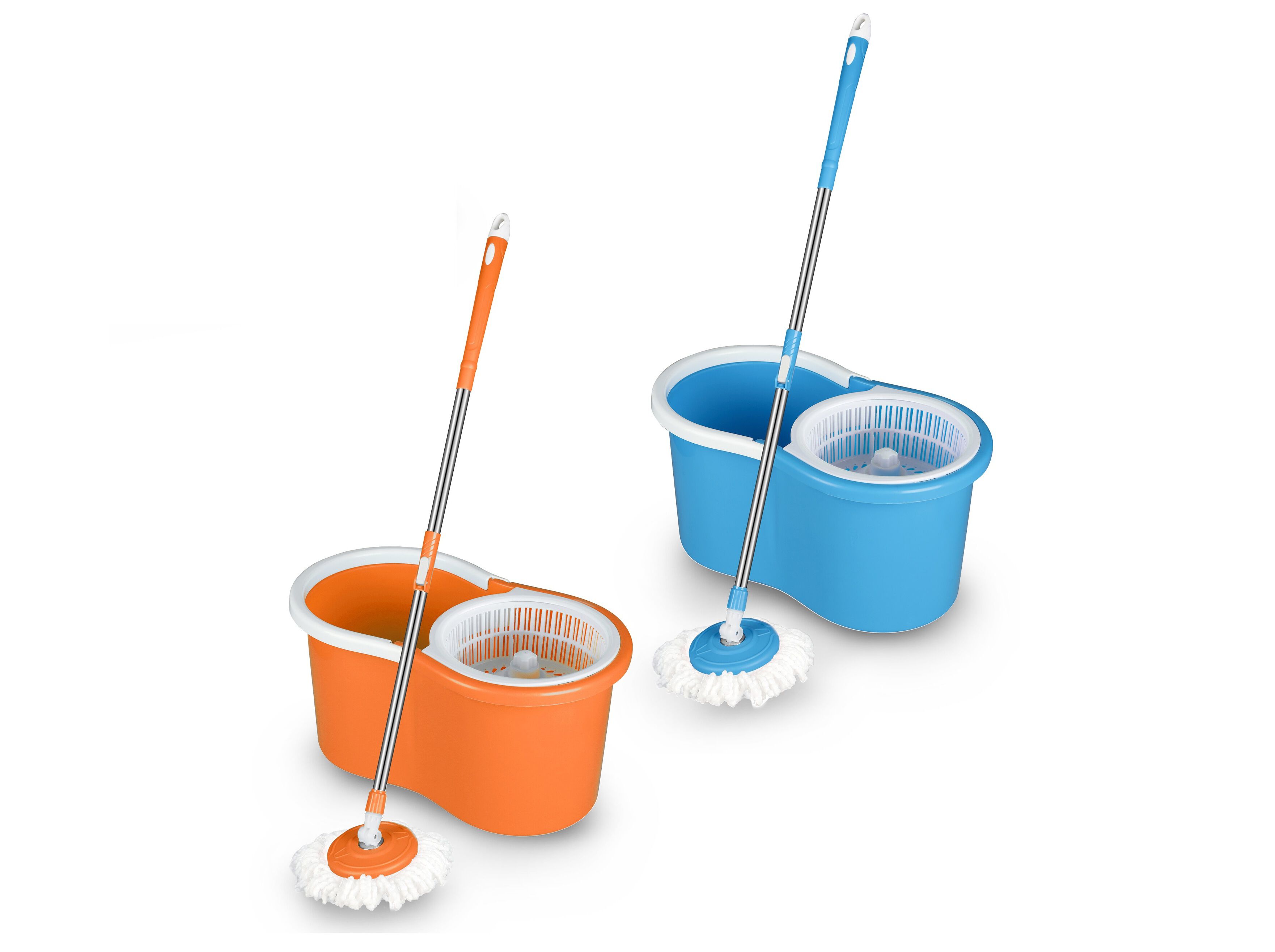 BALDE COM ESPREMEDOR E MOPA 360&ordm; ANILAR CORES SORTIDAS image number 1