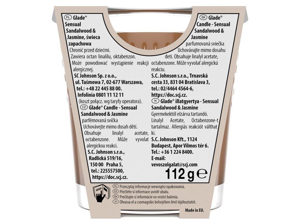 VELA GLADE SANDALWOOD 112G image number 1