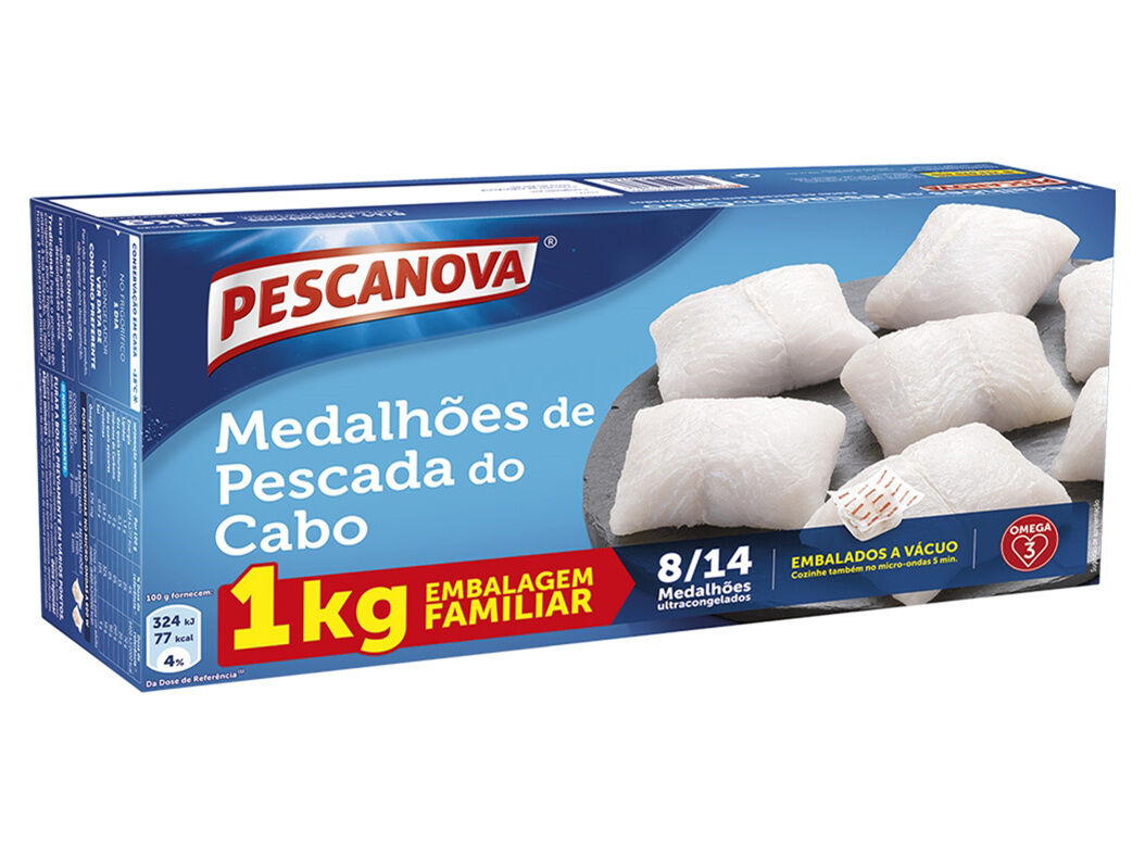 MEDALH&Otilde;ES PESCANOVA PESCADA DO CABO 1KG image number 0