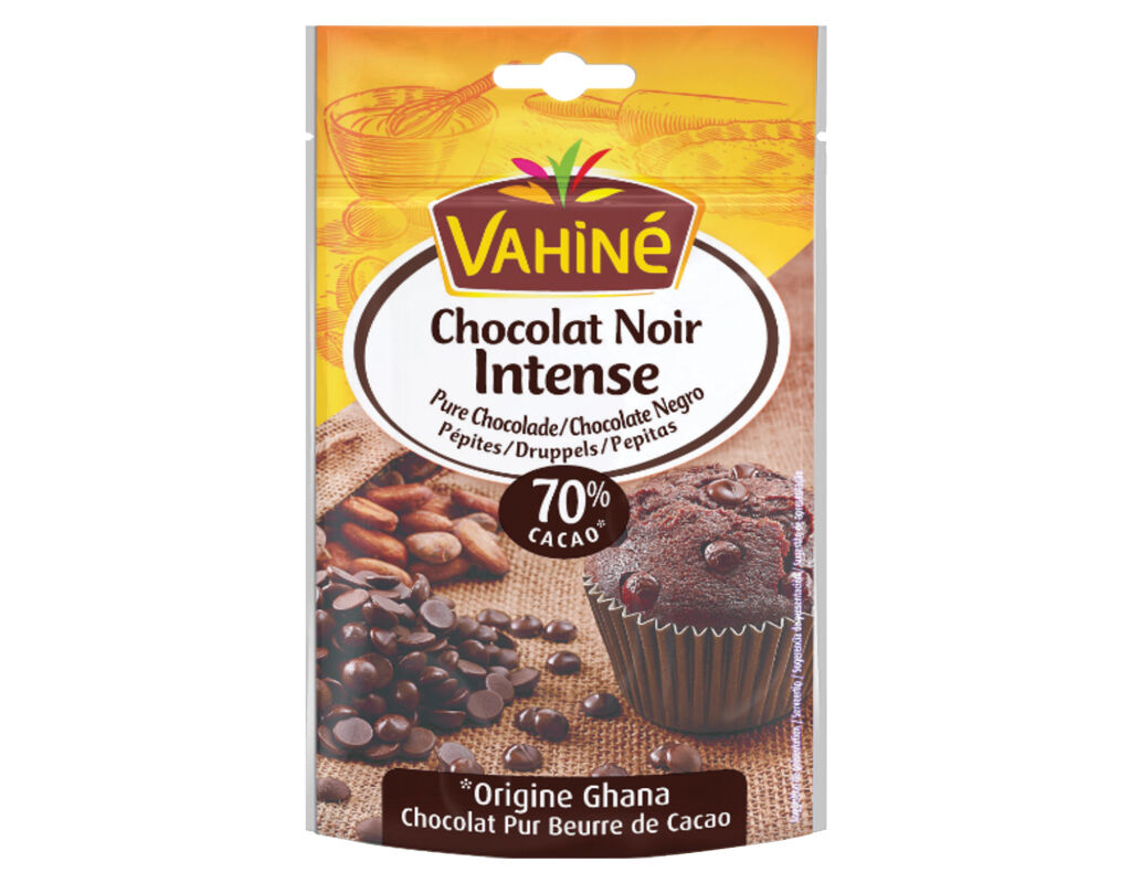 PEPITAS VAHIN&Eacute; CHOCOLATE NEGRO 70% 100G