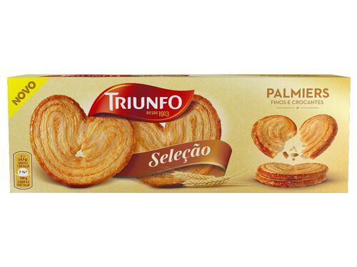 BOLACHA TRIUNFO PALMIERS 100G image number 0