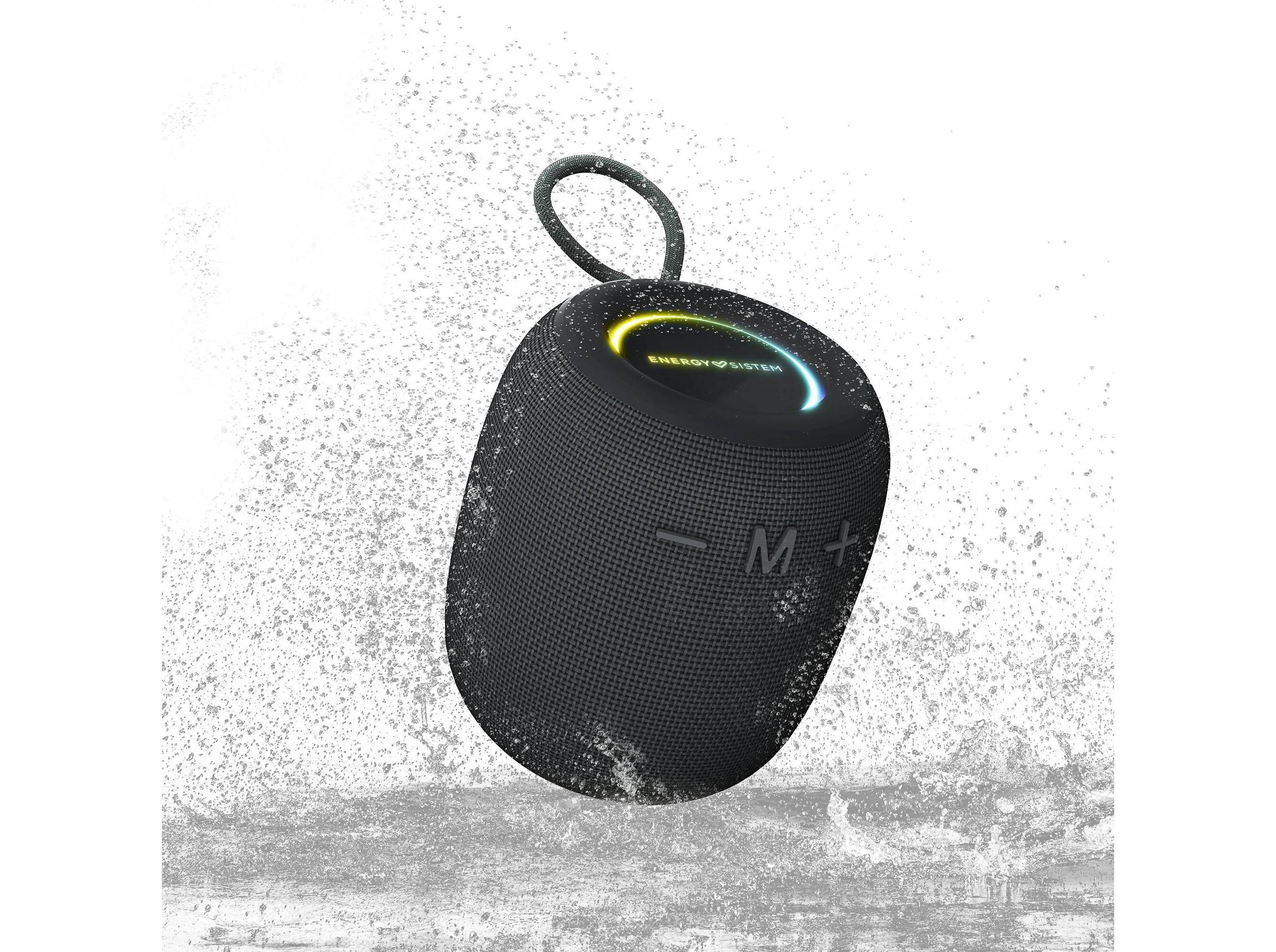 COLUNA PORT&Aacute;TIL ENERGY SISTEM SUNRISE GRAPHITE PRETO BT 10W