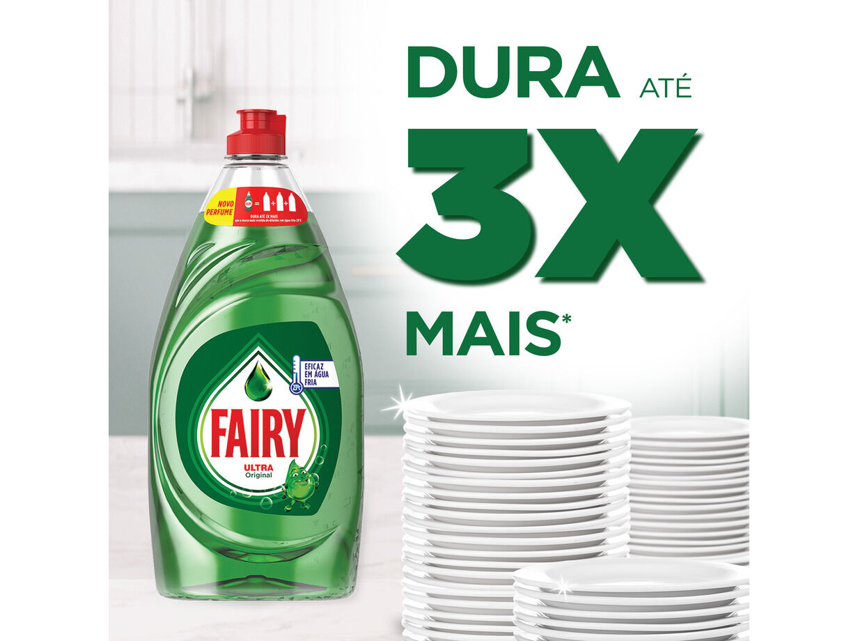 DETERGENTE LOI&Ccedil;A MANUAL FAIRY ORIGINAL 520ML image number 2