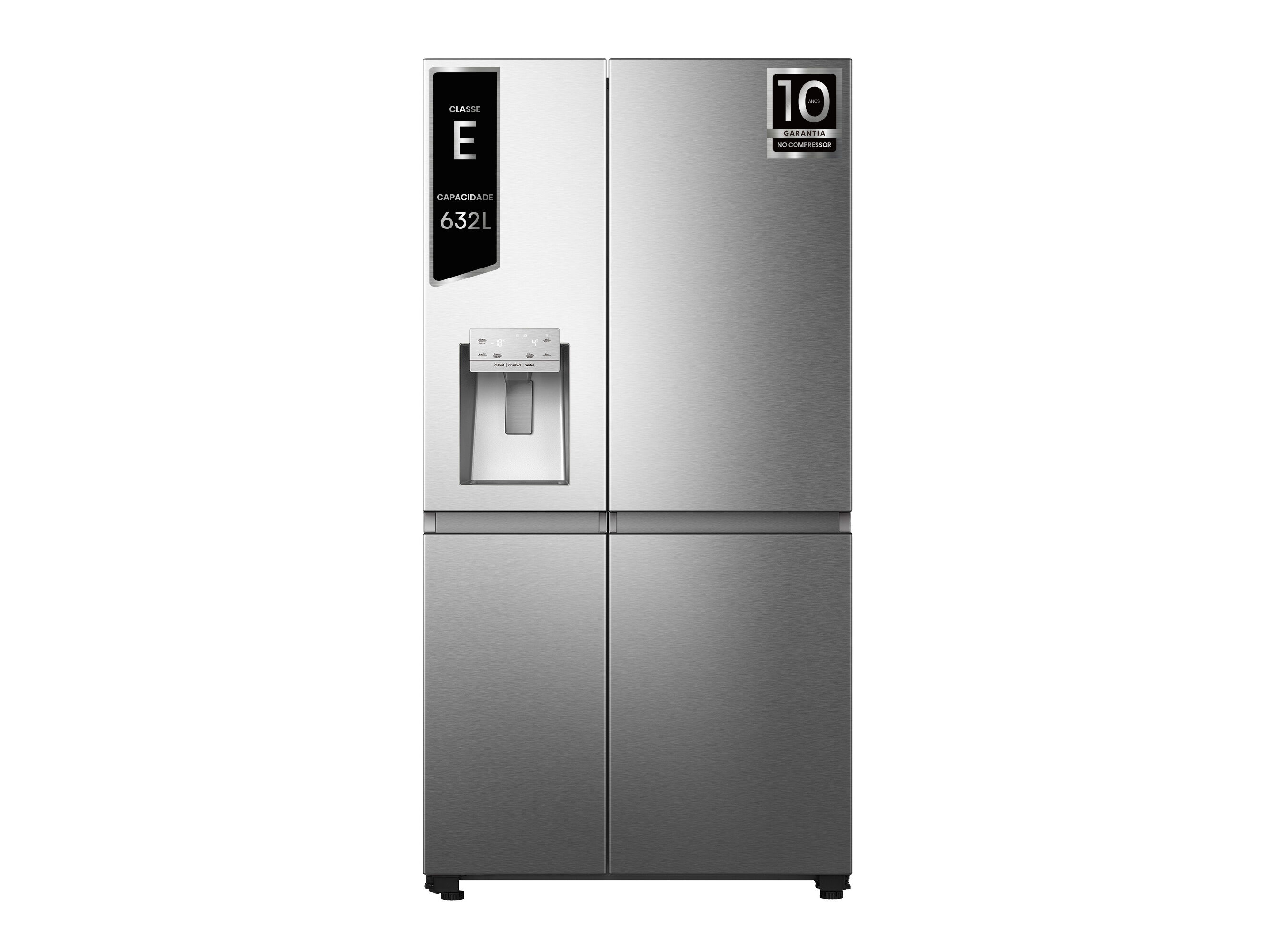 FRIGOR&Iacute;FICO AMERICANO HISENSE RS818N4TIE1 (NO FROST E 179CM 632L LOOK INOX)