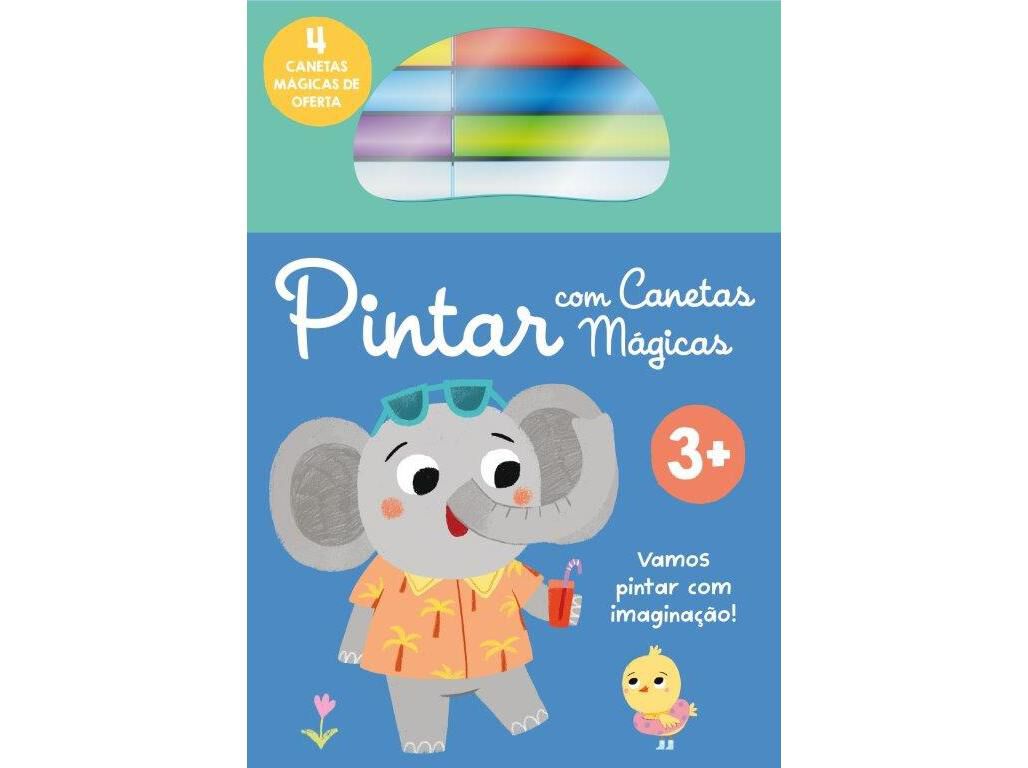 LIVRO PINTAR COM CANETAS M&Aacute;GICAS ELEFANTE 3+ image number 0