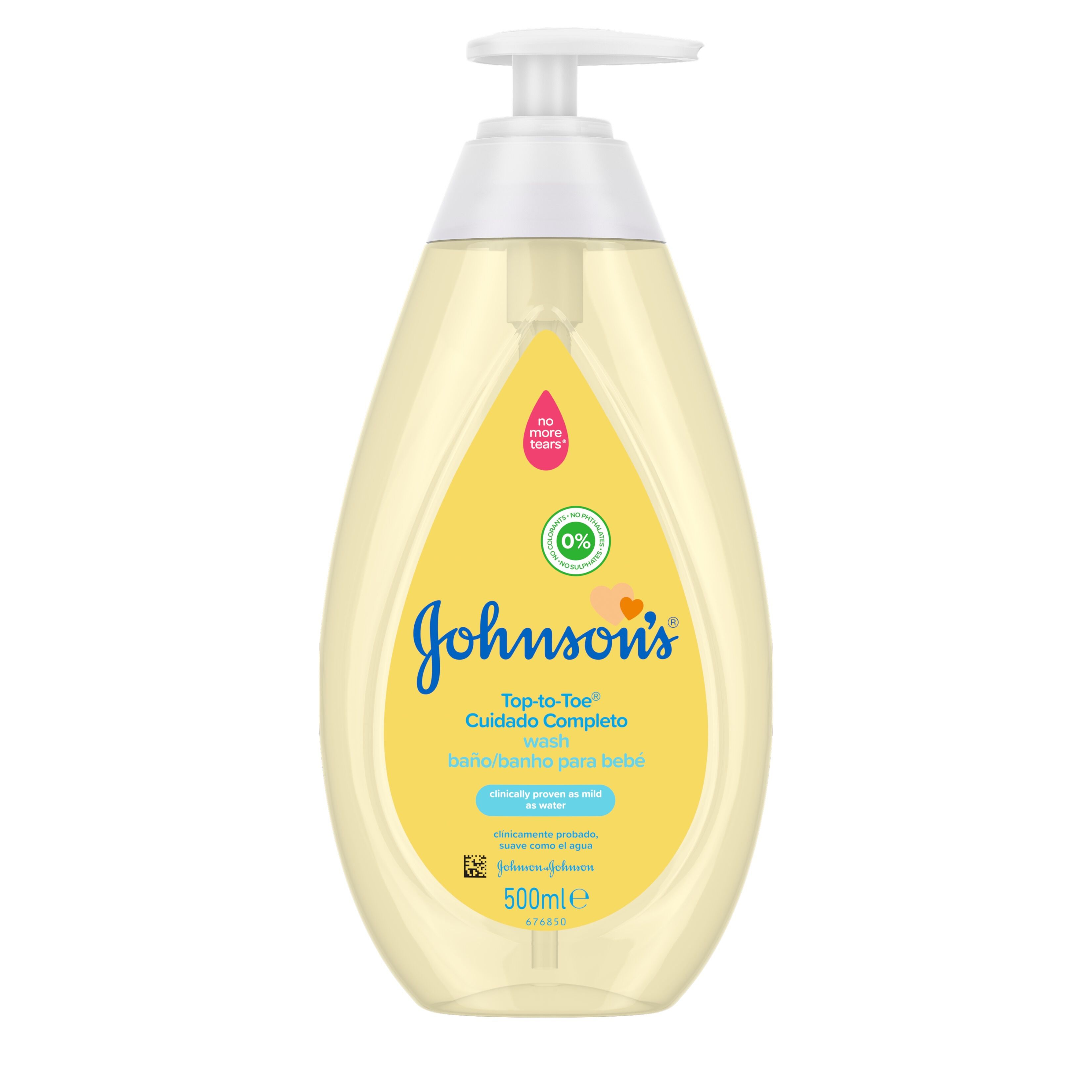 GEL DE BANHO JOHNSON'S BABY CUIDADO COMPLETO 500ML