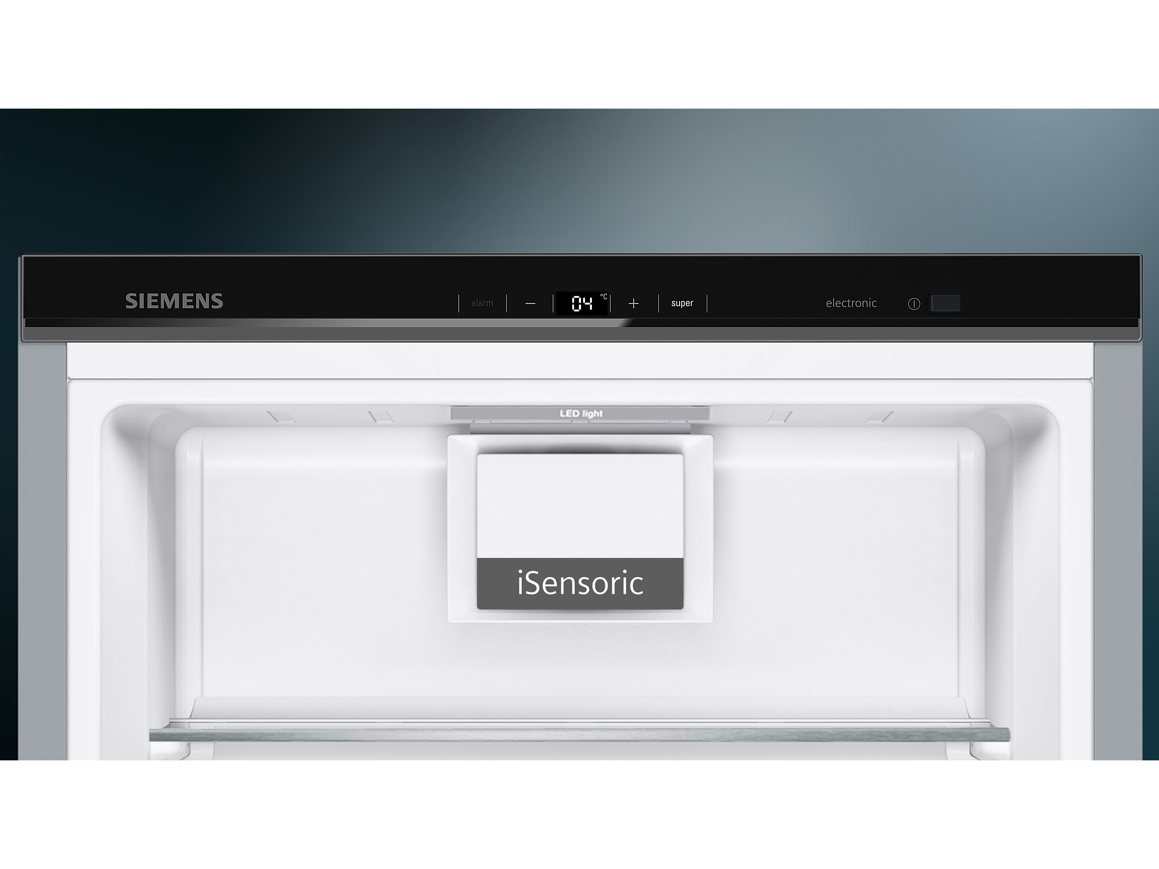 FRIGOR&Iacute;FICO 1 PORTA SIEMENS KS36VAXEP PRETO E 346 L image number 4