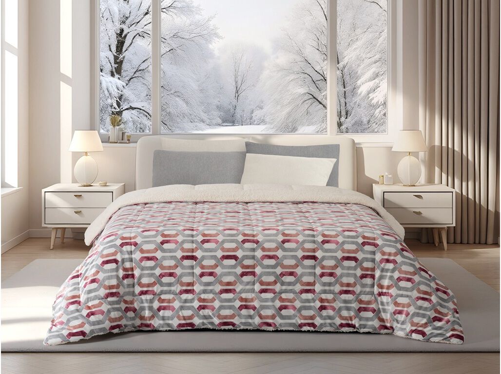 EDRED&Atilde;O SHERPA HOMESPECIAL ESTAMPADO 160X220 VELVET AUGE image number 0