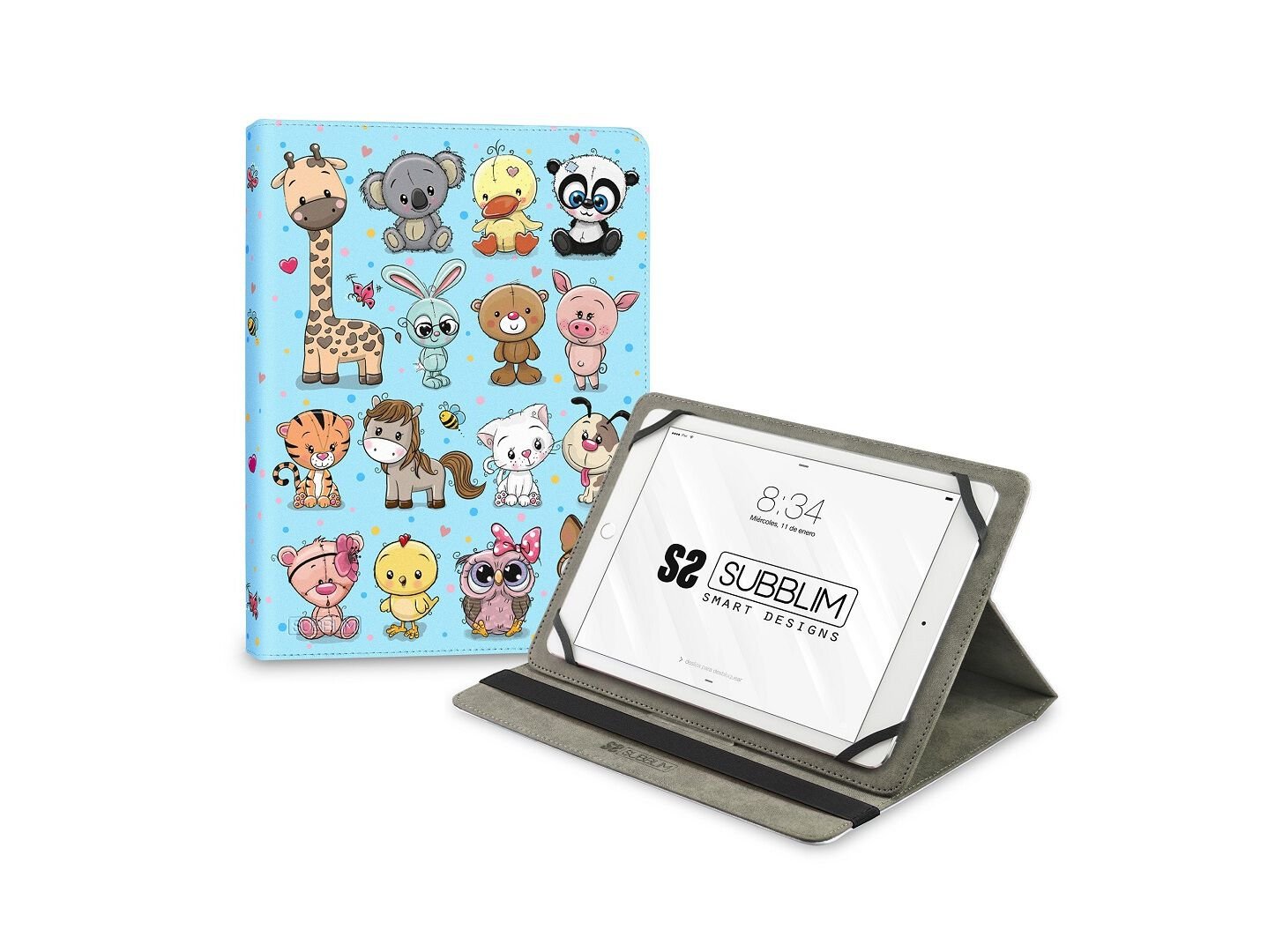 CAPA UNIVERSAL TABLET SUBBLIM AT&Eacute; 11" ANIMAIS image number 1