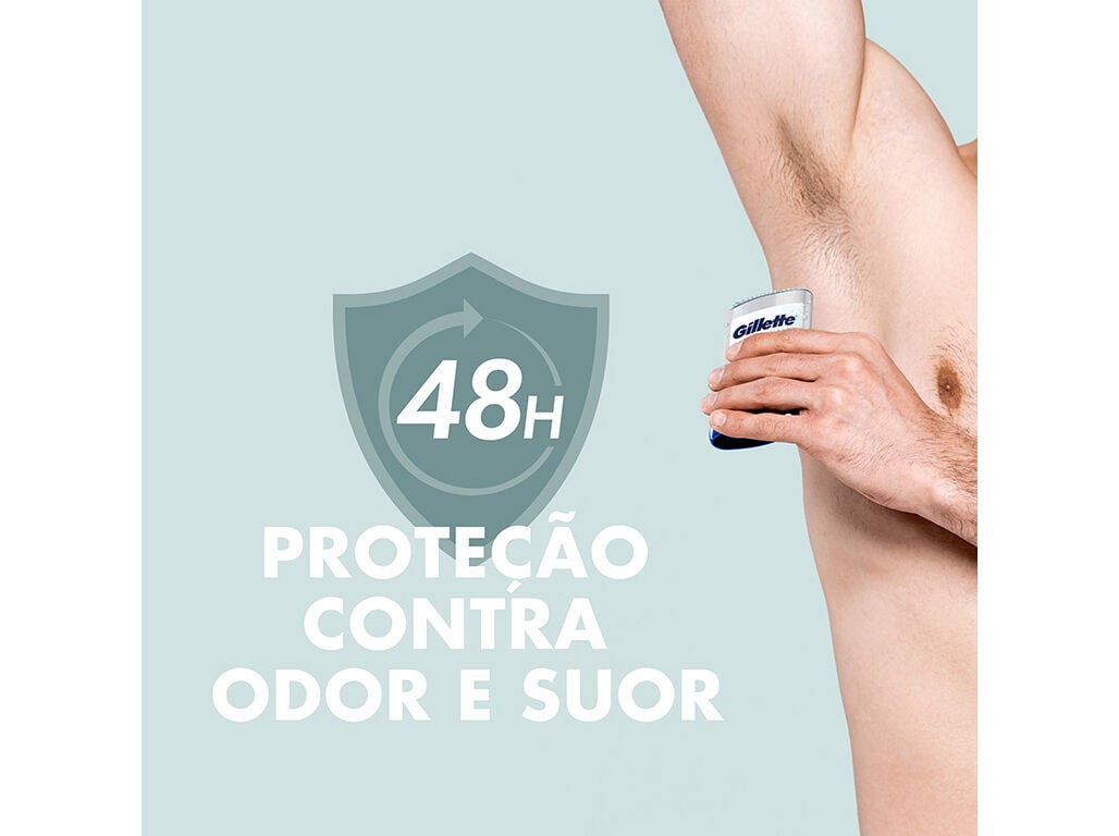 DEO STICK GILLETTE HOMEM GEL EUCALIPTO 70ML image number 1