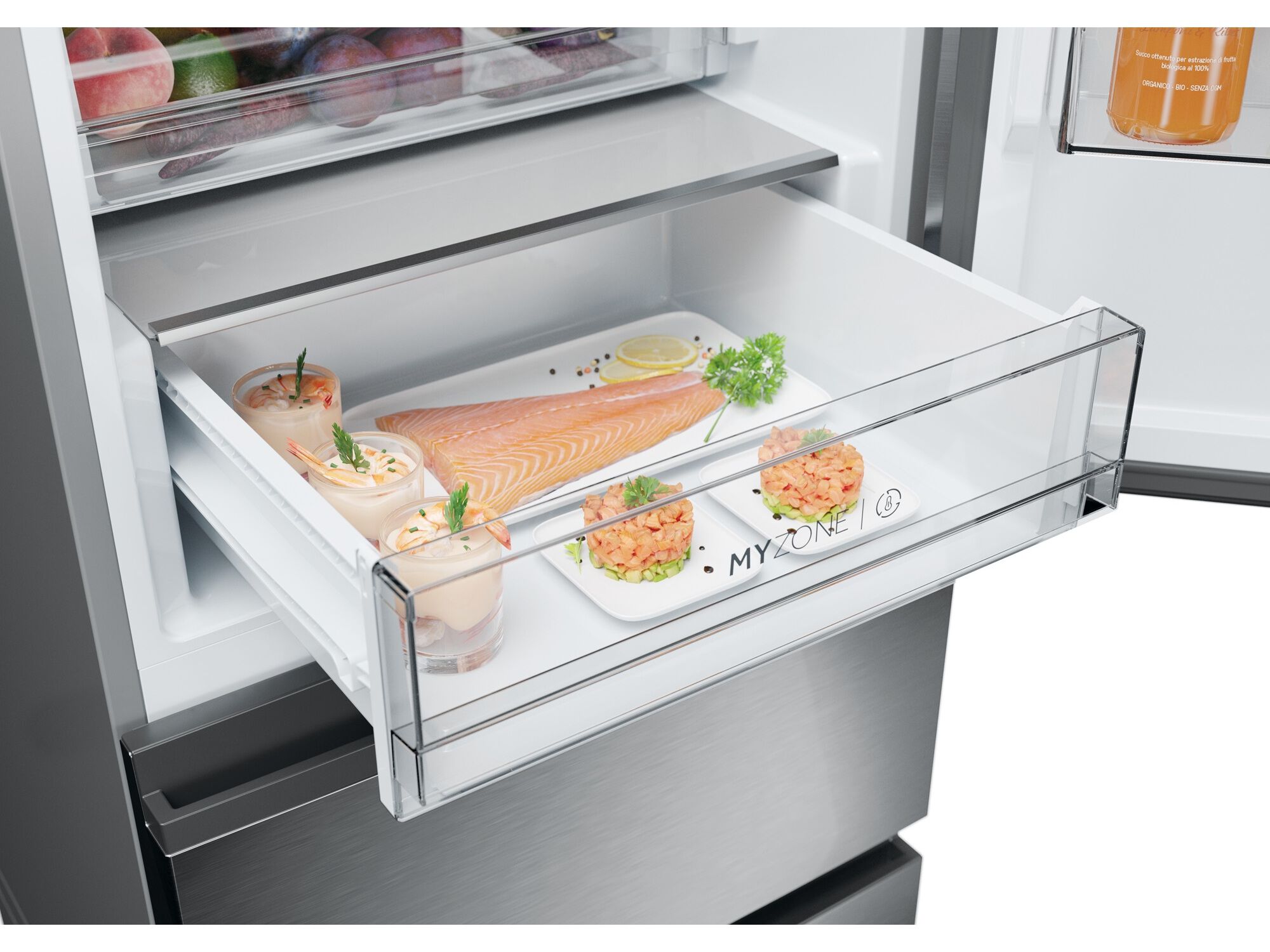 FRIGOR&Iacute;FICO COMBINADO HAIER HTW5618CNMG NO FROST C 360L INOX image number 13