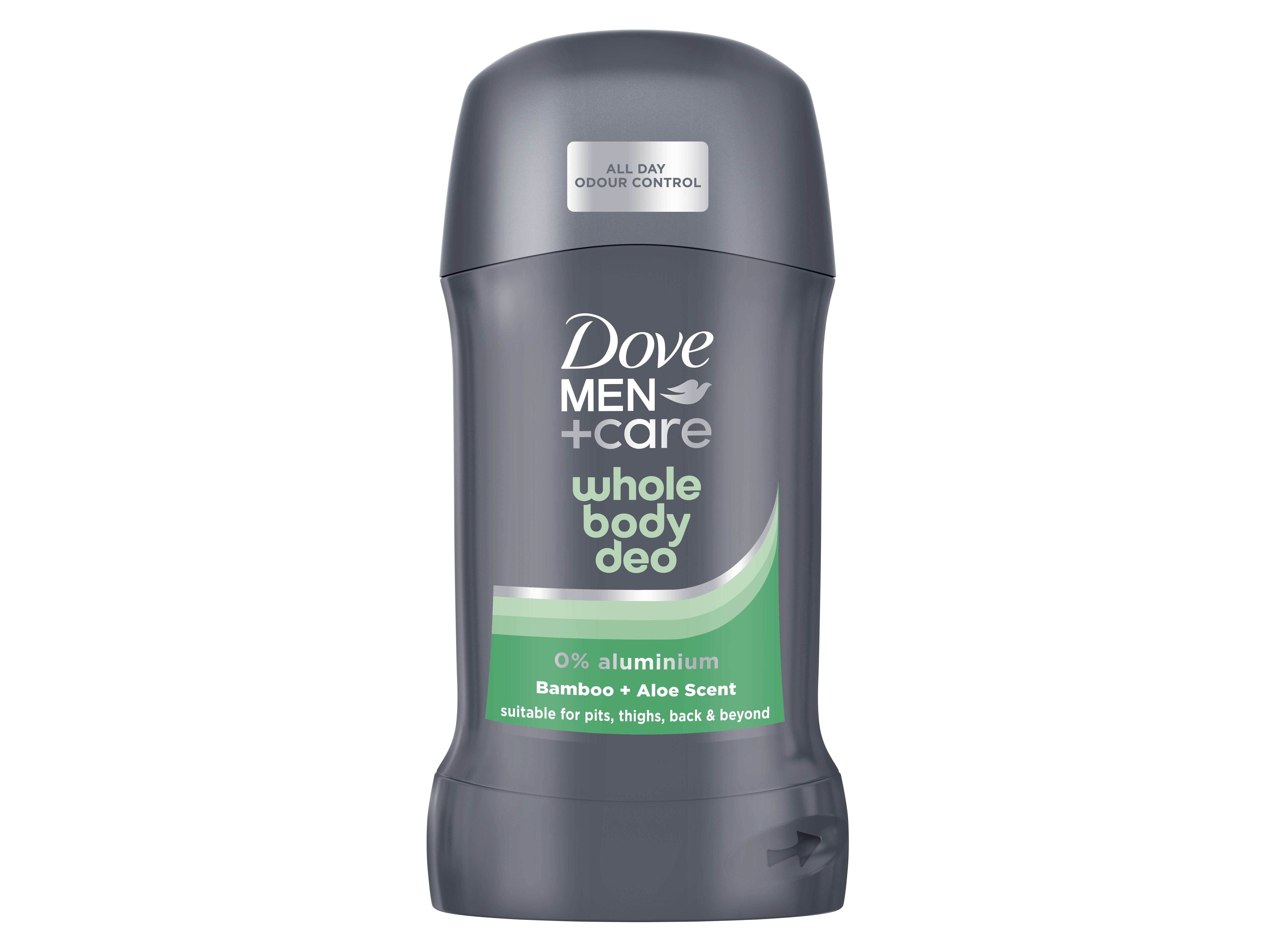 DESODORIZANTE STICK DOVE MEN WHOLE BODY BAMBOO+ALOE 50ML image number 0