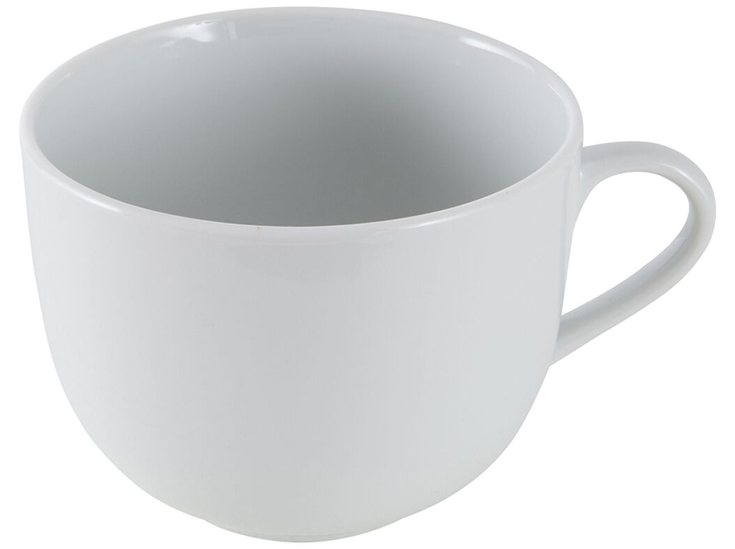 CANECA JUMBO OLYMPIA ACTUEL BRANCO PORCELANA 600ML