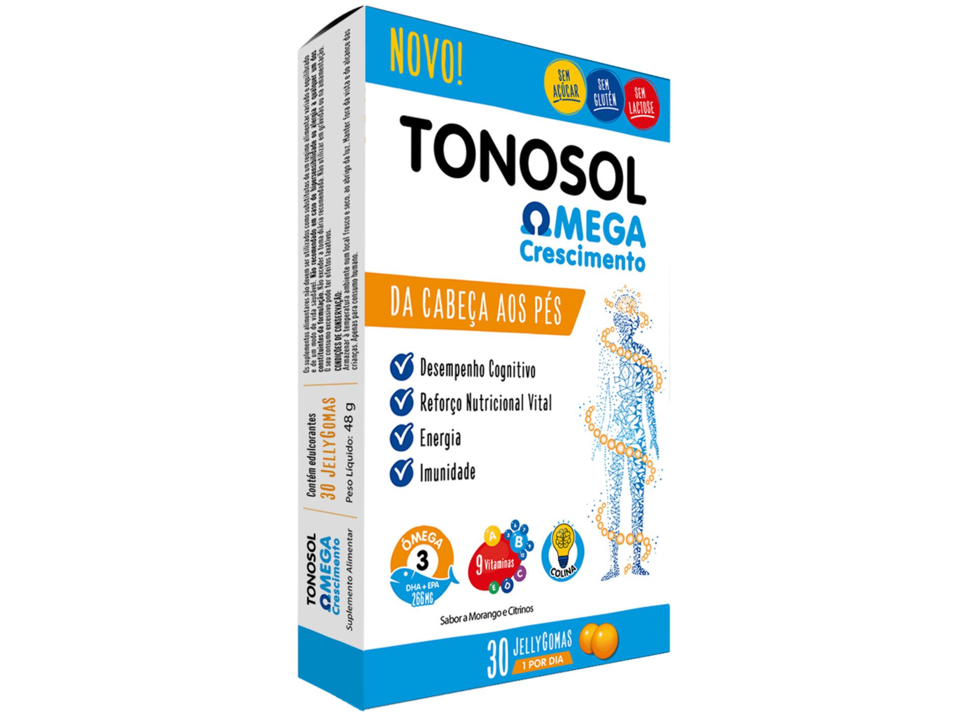 SUPLEMENTO TONOSOL OMEGA CRESCIMENTO 30GOMAS image number 0