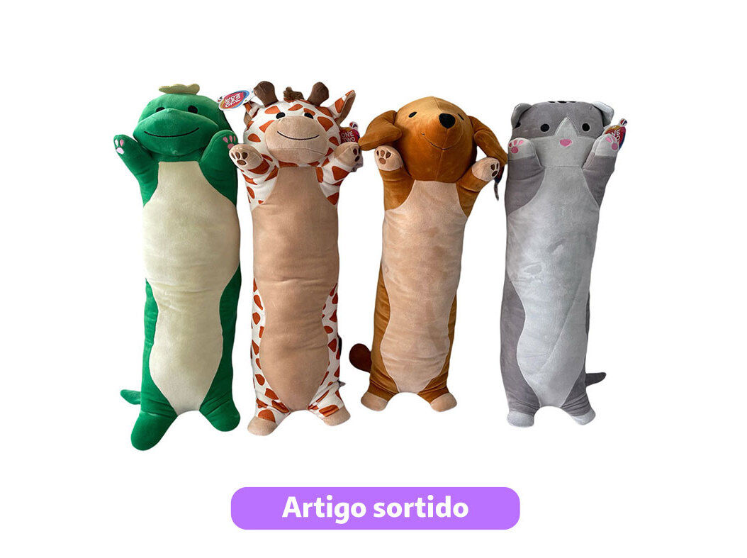 ANIMAIS PELUCHE ONE TWO FUN 95% RECICLADO 68CM MODELOS SORTIDOS