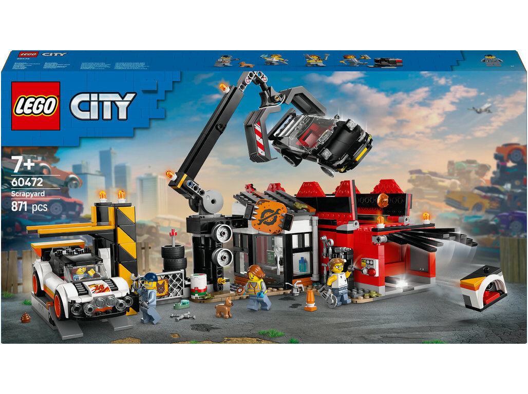 FERRO-VELHO COM CARROS LEGO MY CITY 60472 image number 0