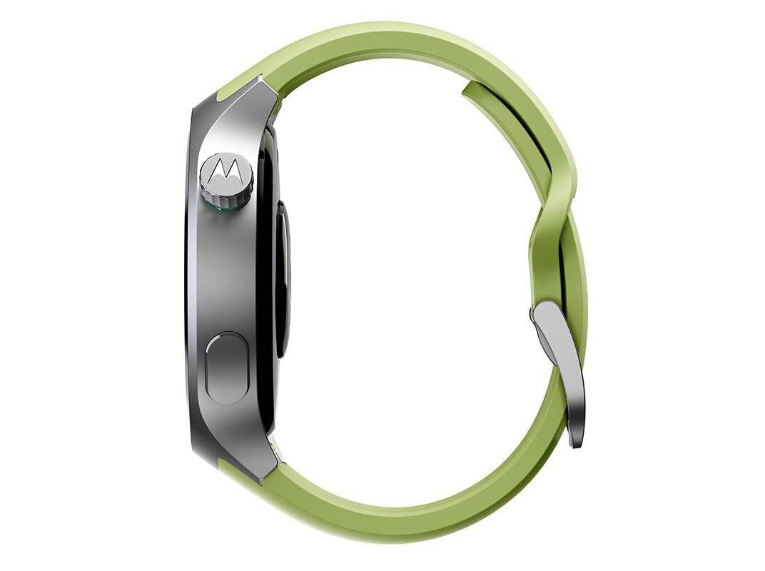 SMARTWATCH MOTOROLA MOTO WATCH MATTE SILVER + HERBAL GARDEN BAND image number 3