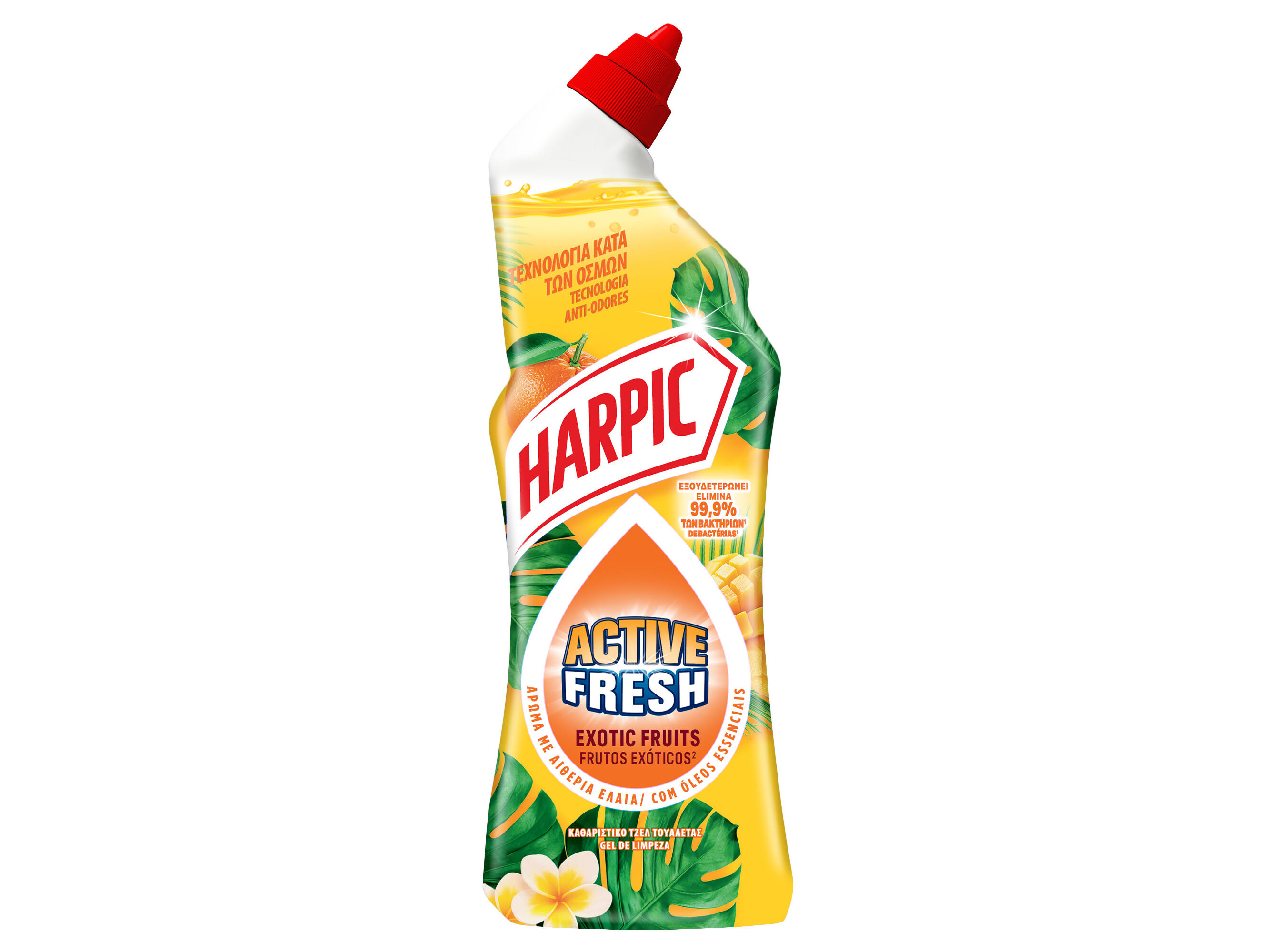 GEL SANIT&Aacute;RIO HARPIC FRUTOS EX&Oacute;TICOS 750ML