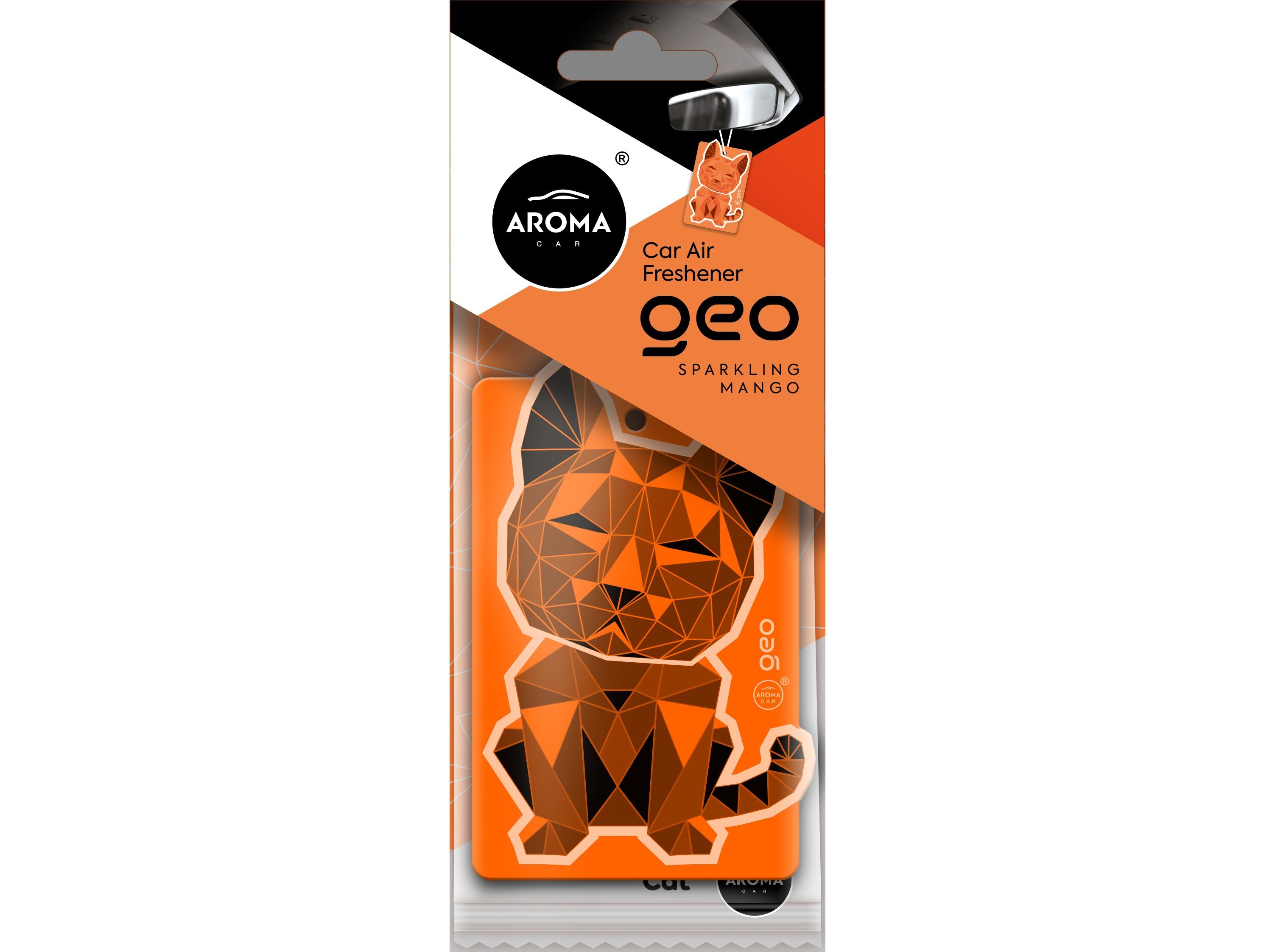 AMBIENTADOR AUTO AROMA CAR GEO CAT MANGO 30D image number 1