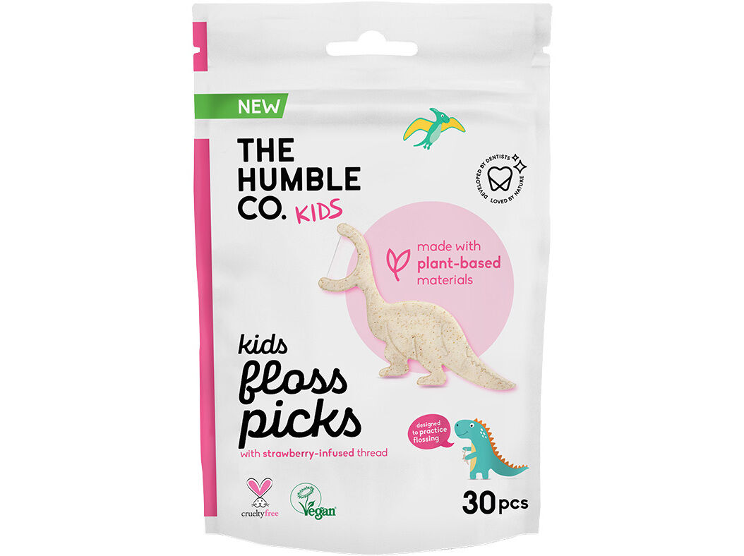 APLICAD FIO DENT THE HUMBLE CO -MORANGO (KIDS) 30UN image number 0