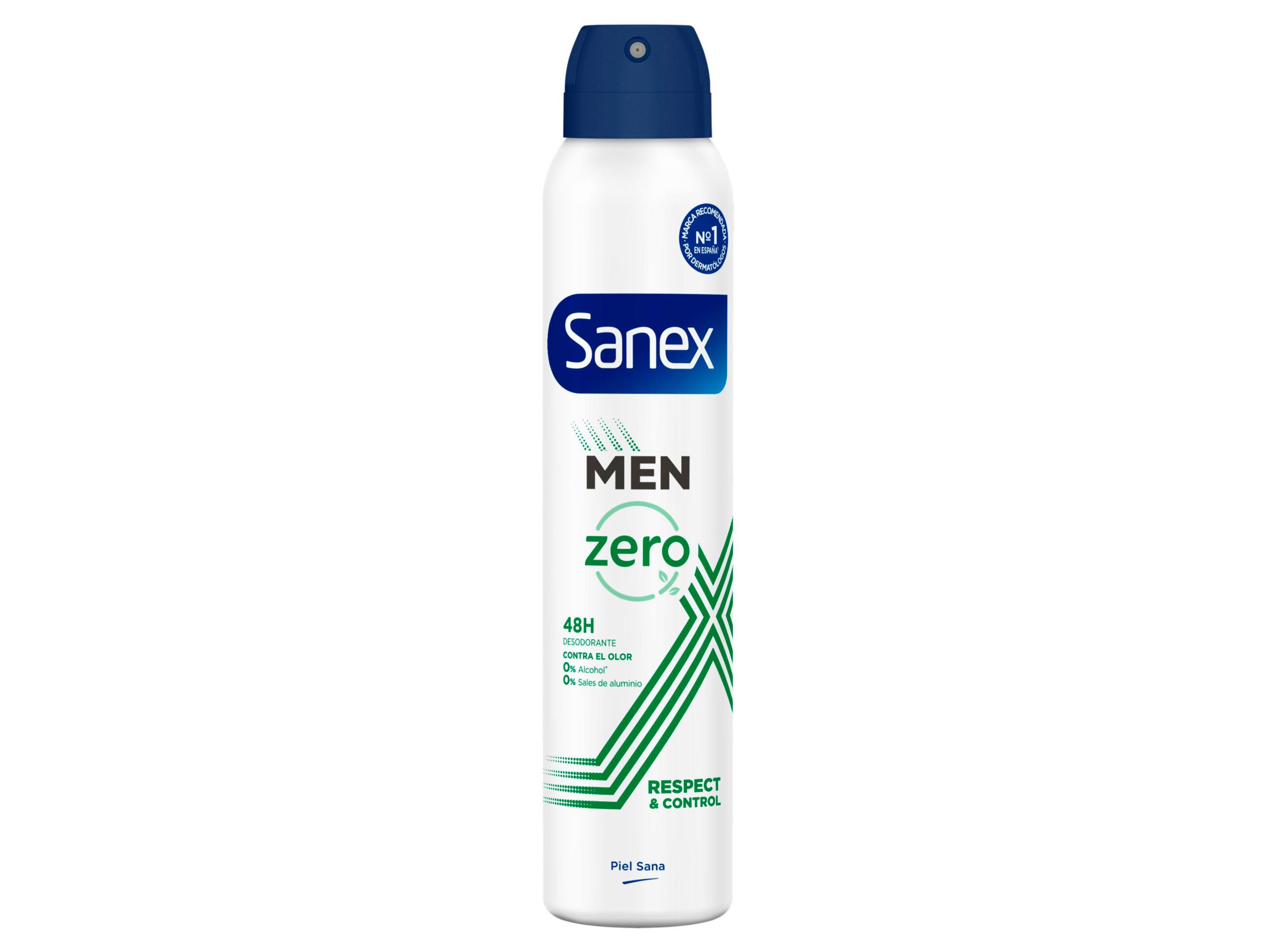 DESODORIZANTE SPRAY ZERO% PARA HOMEM SANEX 200ML image number 0