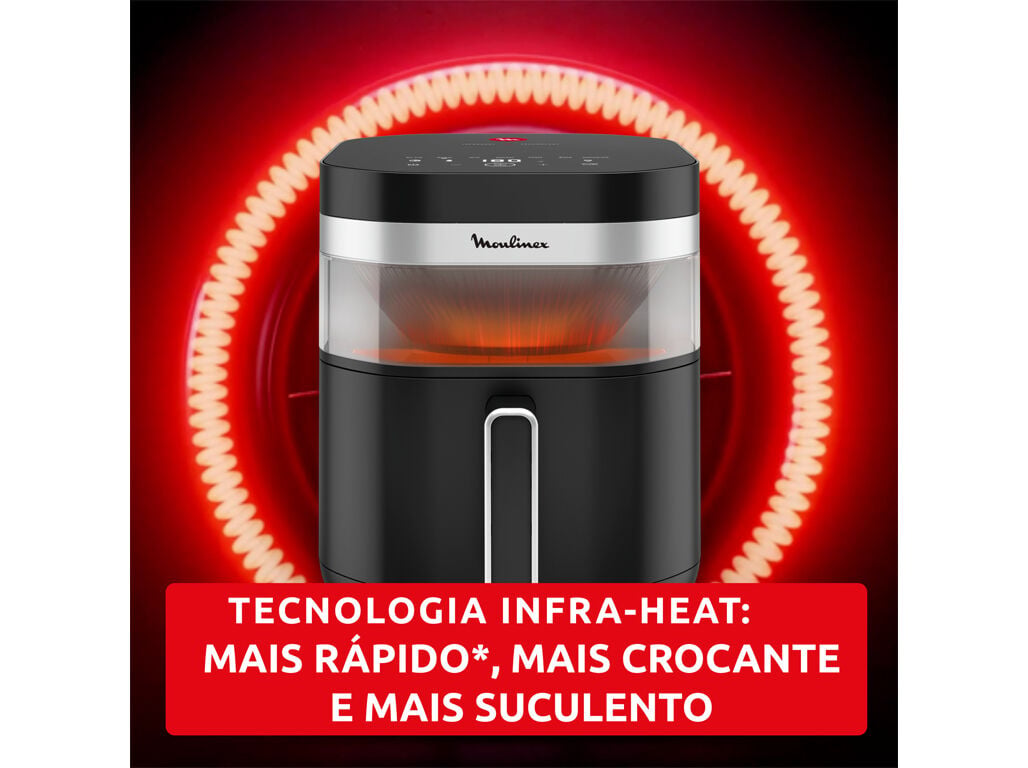 FRITADEIRA AIR FRYER MOULINEX EASY FRY INFRARED XXL EZ8328F0 - 1 CUBA 7L image number 1
