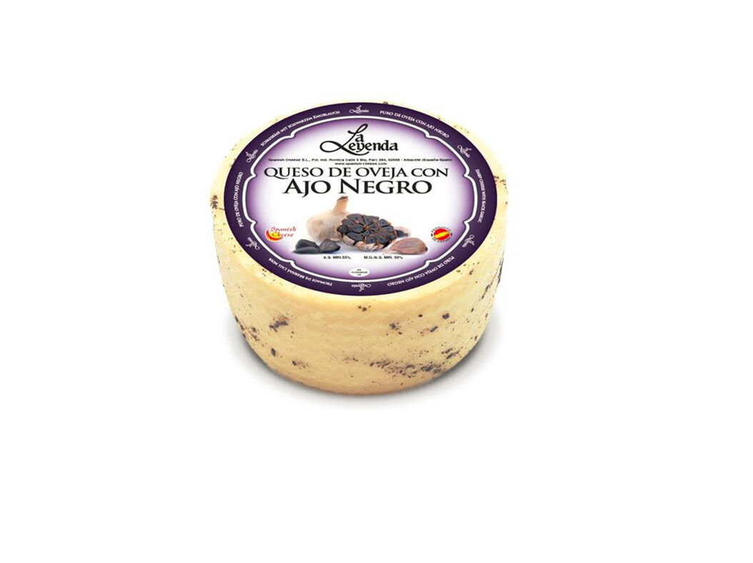 QUEIJO DE OVELHA LA LEYENDA COM ALHO NEGRO KG image number 0