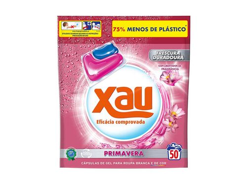 Detergente Roupa Cápsulas Frescura Primavera Xau 50D image number 0