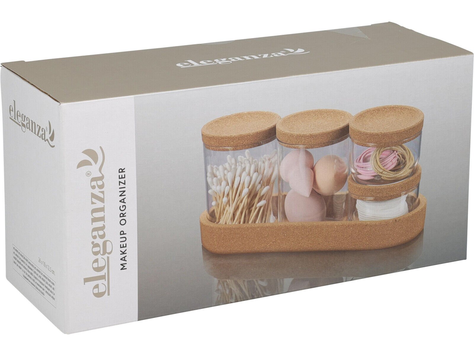 ORGANIZADOR MAKE UP 26X10X12.5CM 5 PE&Ccedil;AS