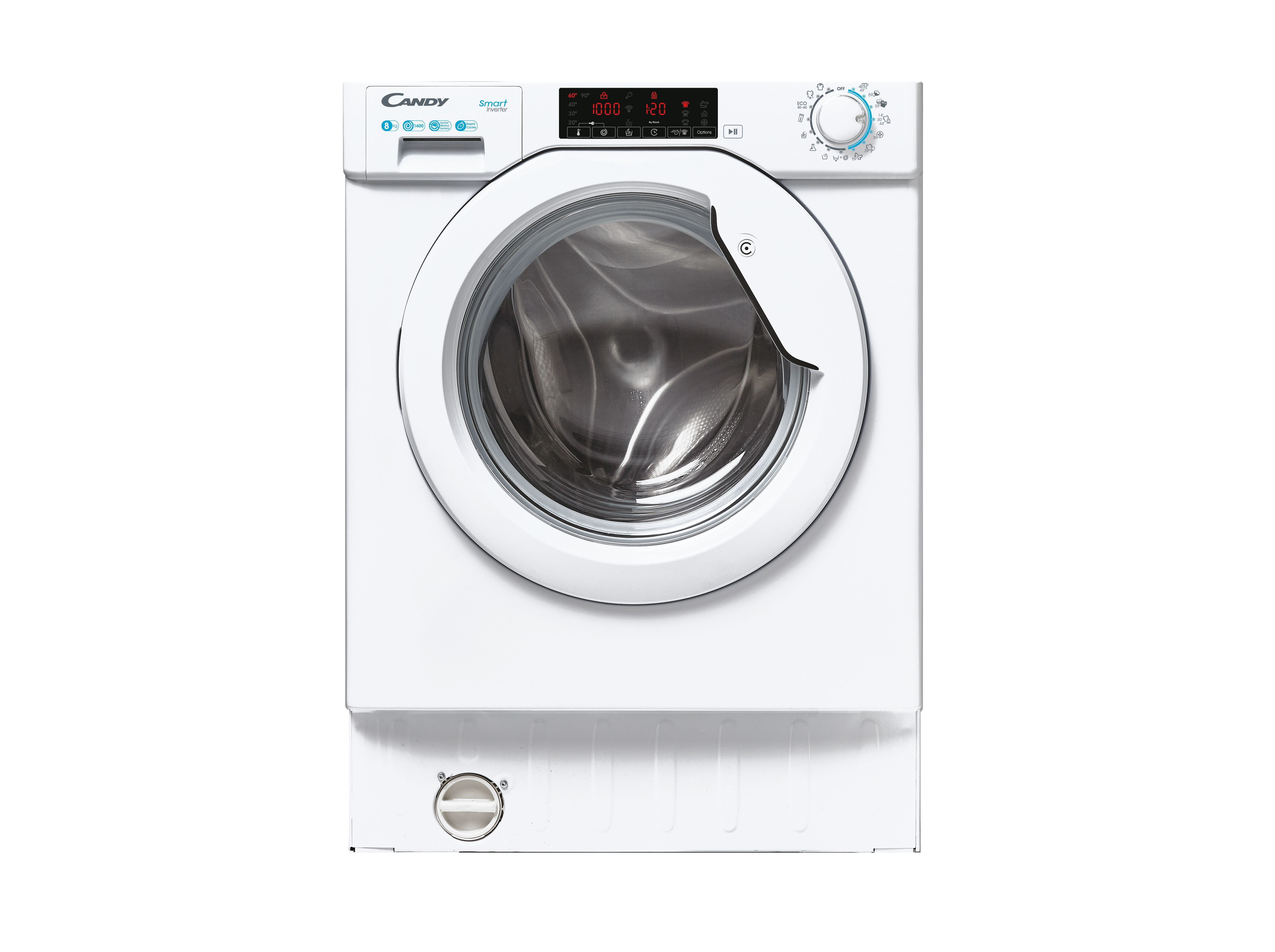 M&Aacute;QUINA LAVAR ROUPA CANDY ENCASTRE 8 KG CBW 48TWME-S image number 1