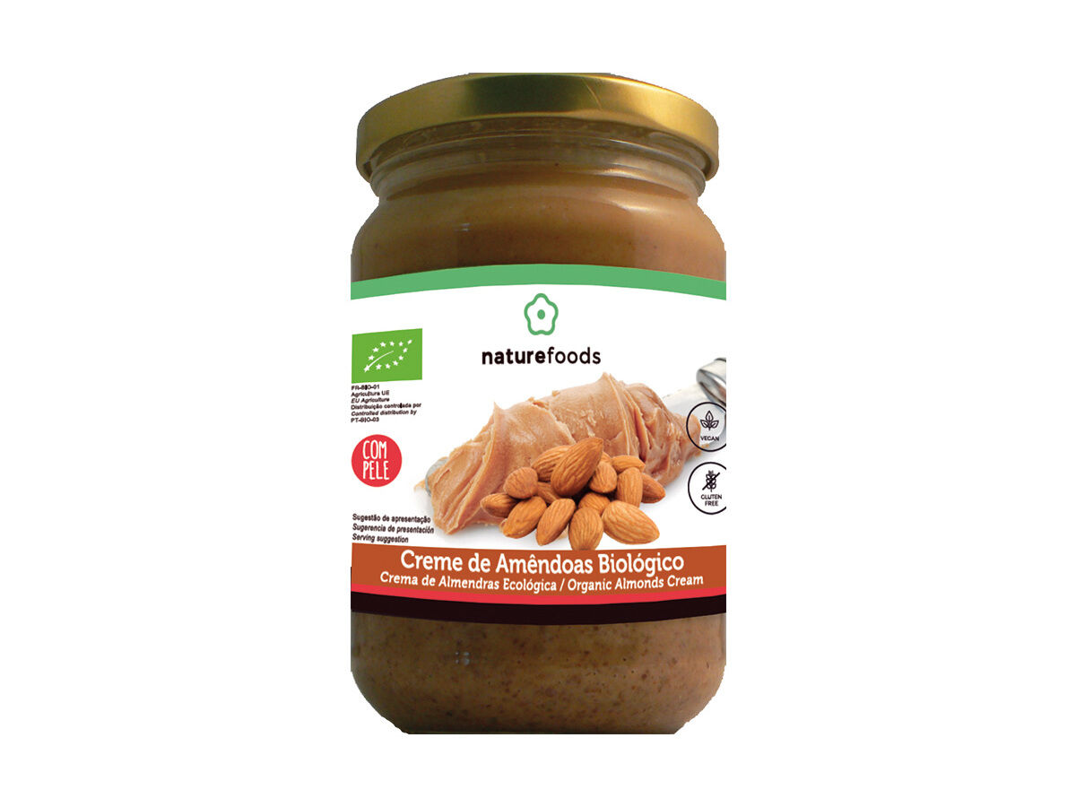 CREME BARRAR BIO NATUREFOODS AM&Ecirc;NDOA 300 G image number 1