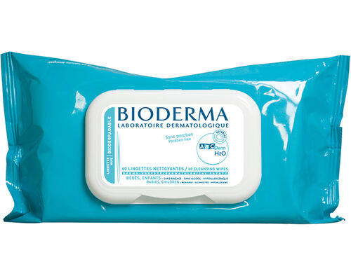 TOALHETES BIODERMA ABCDERM H2O 60UN image number 0